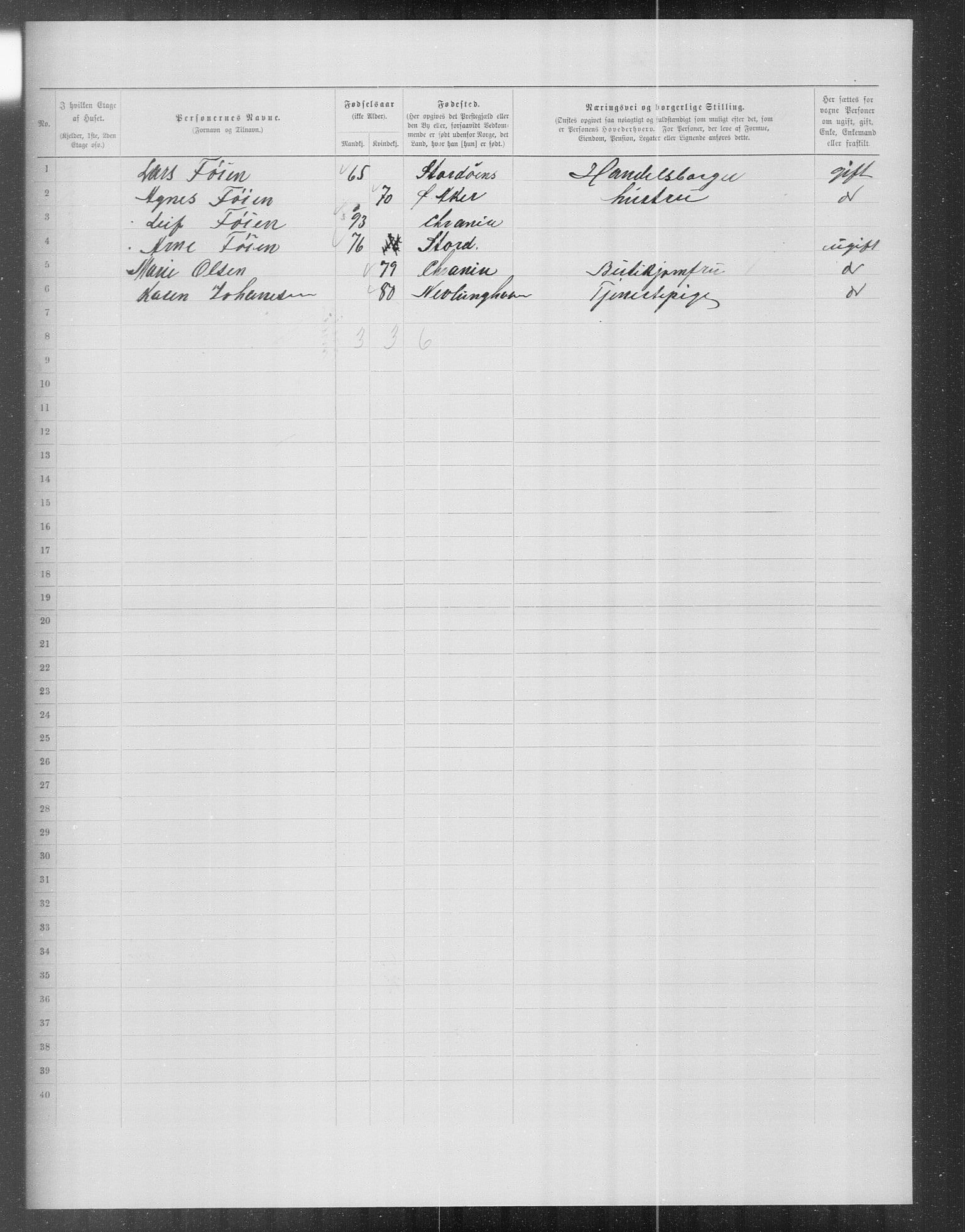 OBA, Kommunal folketelling 31.12.1899 for Kristiania kjøpstad, 1899, s. 13737