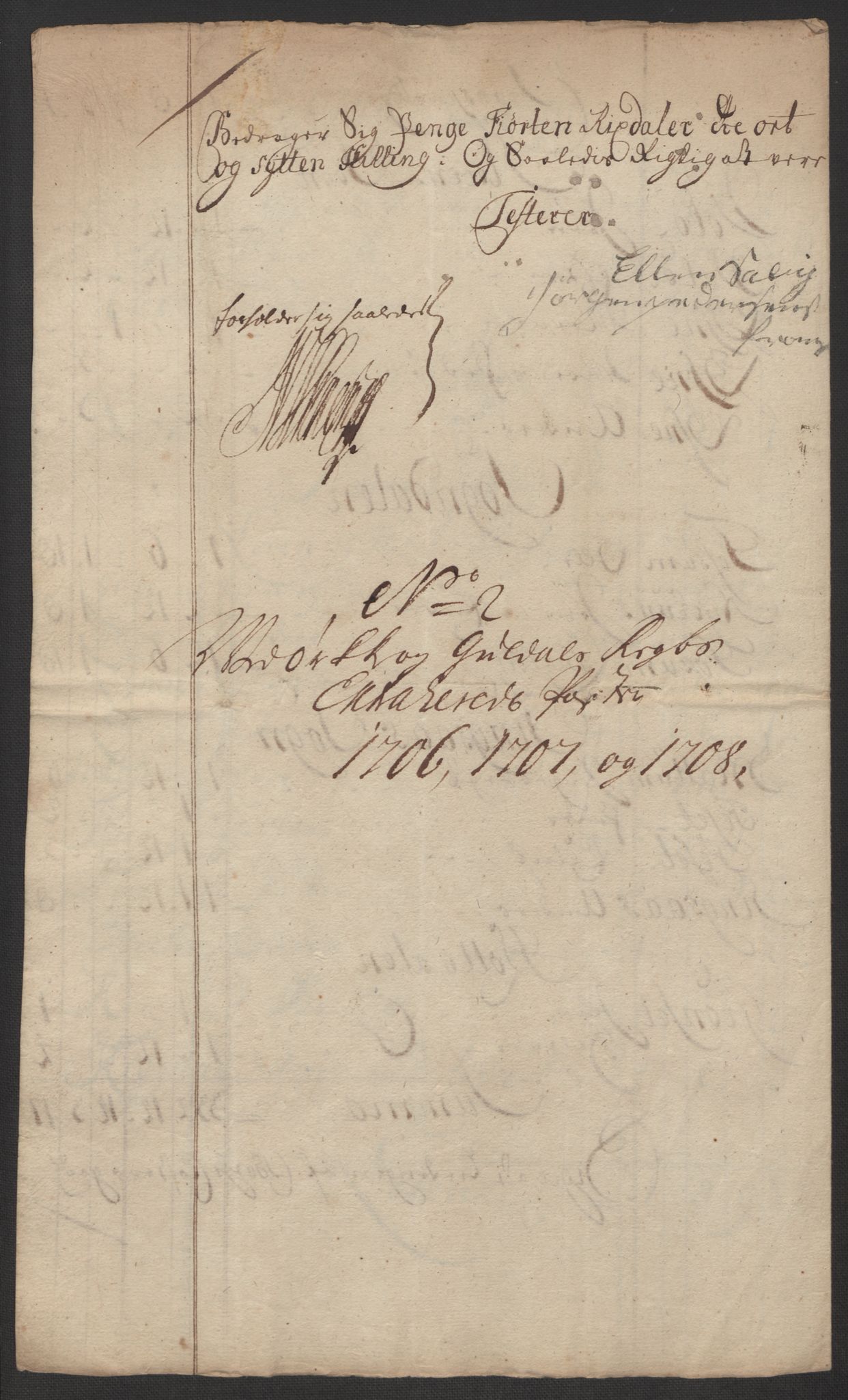 Rentekammeret inntil 1814, Reviderte regnskaper, Fogderegnskap, RA/EA-4092/R60/L3958: Fogderegnskap Orkdal og Gauldal, 1708, s. 518