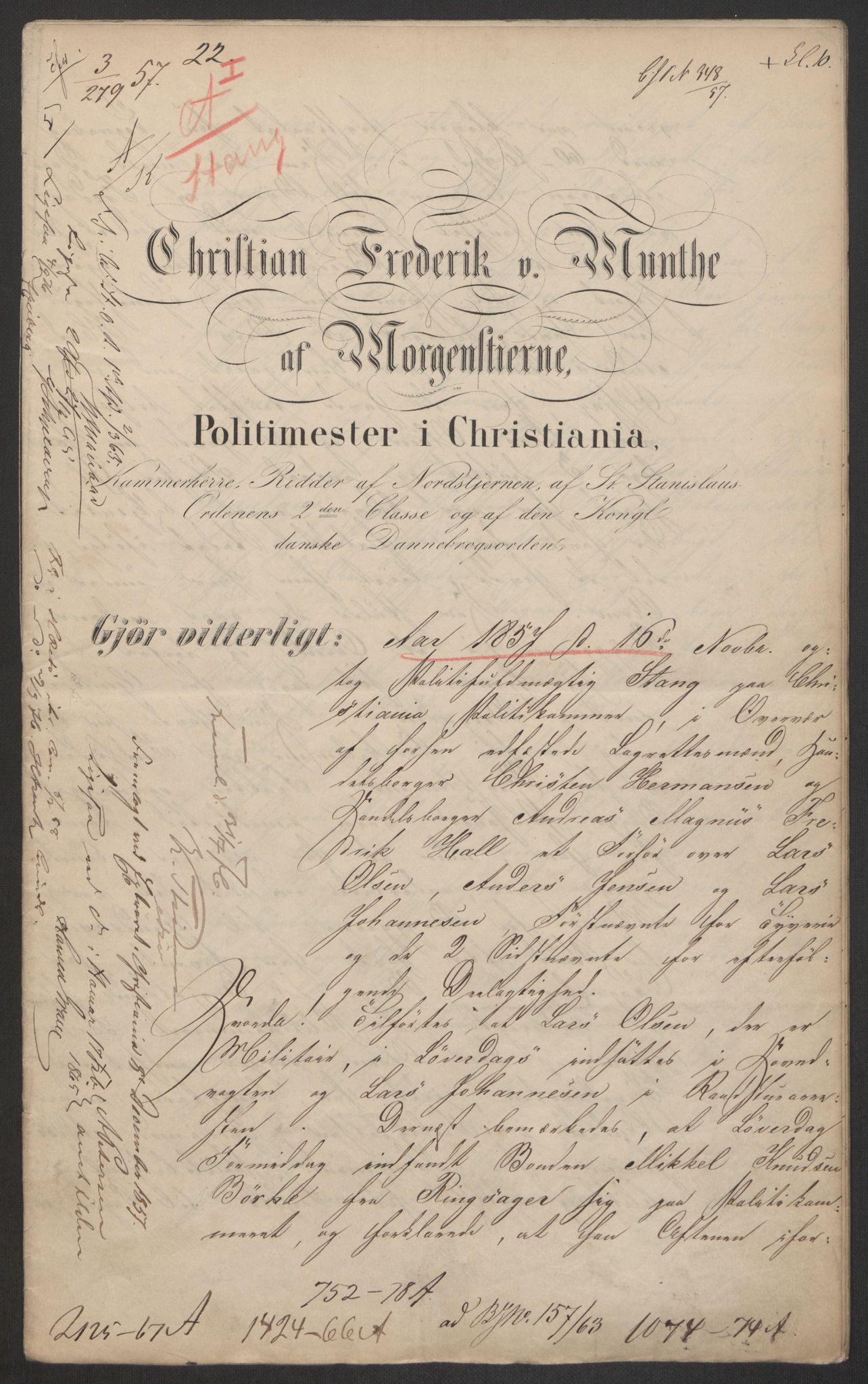 Kristiania tukthus, SAO/A-10644/H/Hi/Hia/L0418: Domsakter, 1849-1876, s. 427