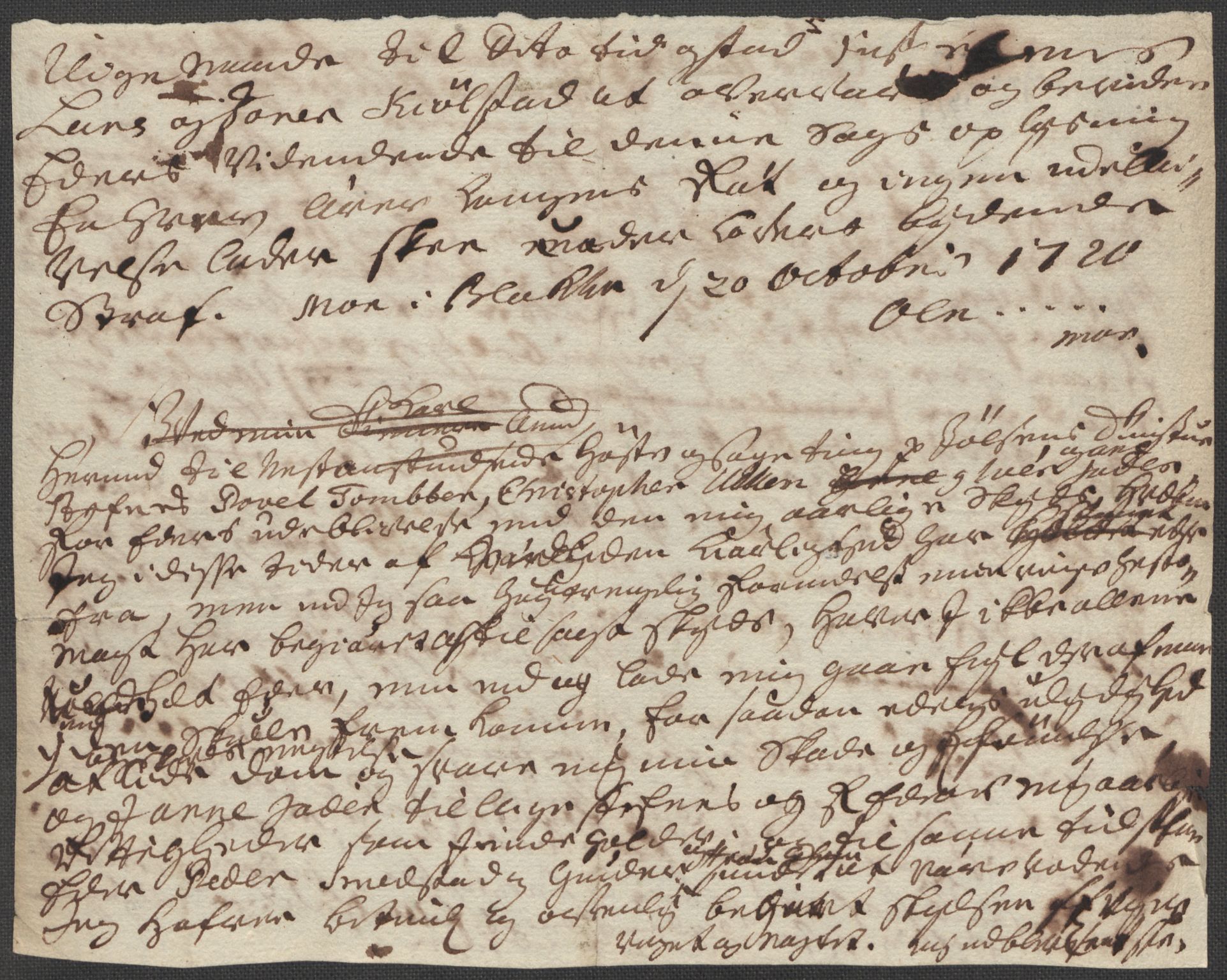 Riksarkivets diplomsamling, AV/RA-EA-5965/F15/L0009: Prestearkiv - Akershus, 1620-1738, s. 171