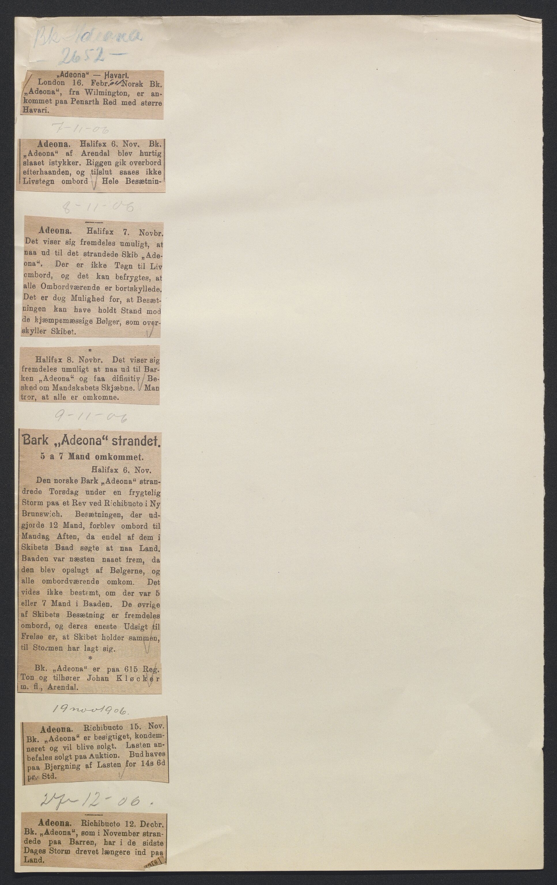 Sjøfartsdirektoratet med forløpere, skipsmapper slettede skip, AV/RA-S-4998/F/Fa/L0005: --, 1864-1933, s. 310