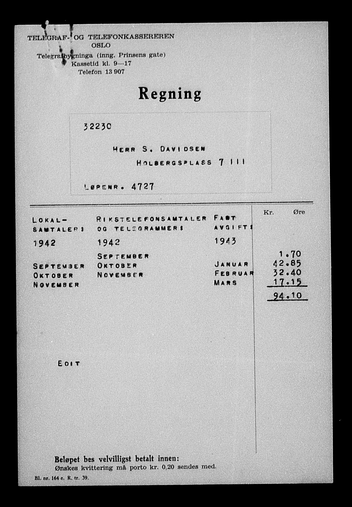 Justisdepartementet, Tilbakeføringskontoret for inndratte formuer, AV/RA-S-1564/H/Hc/Hcc/L0930: --, 1945-1947, s. 70