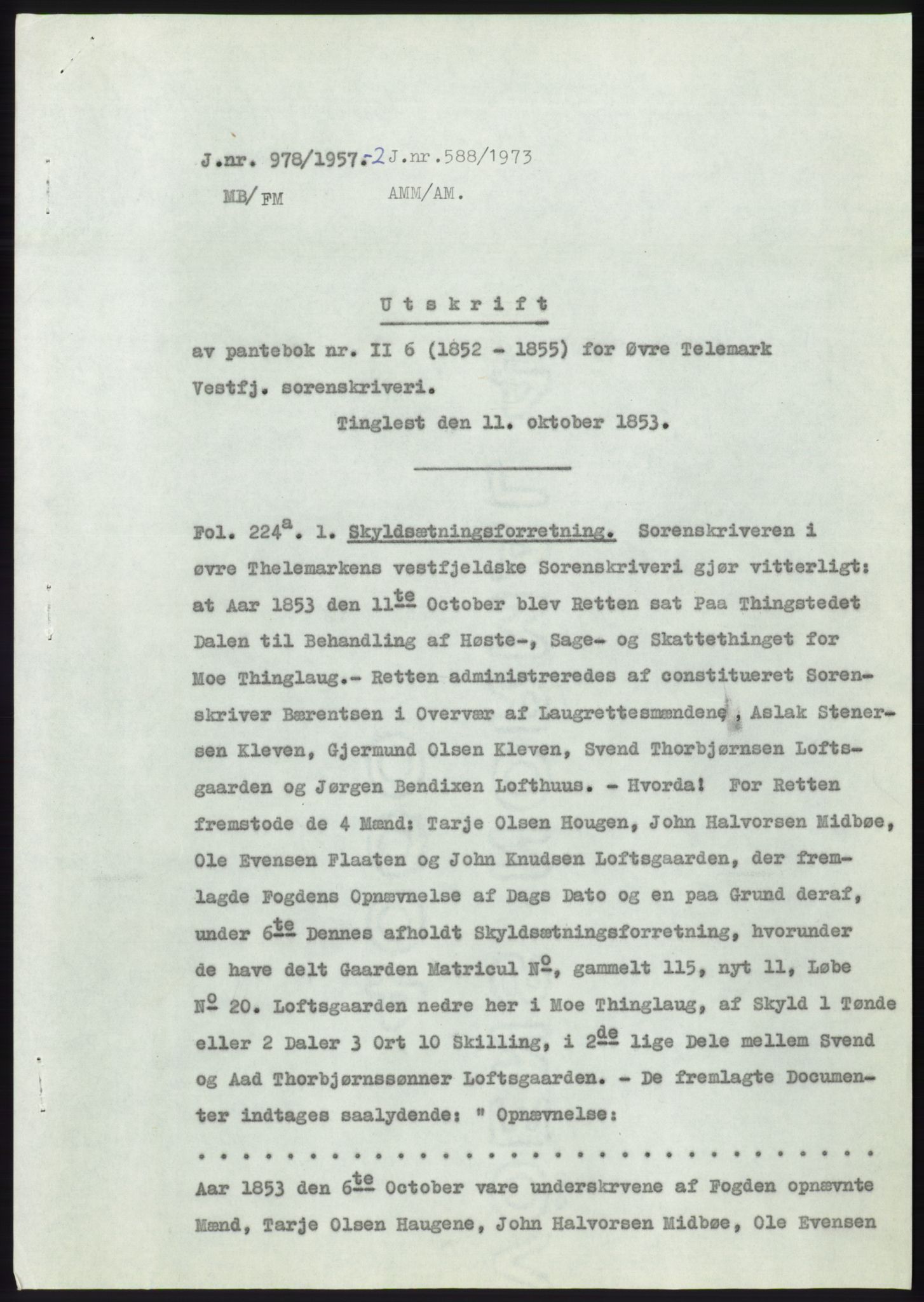 Statsarkivet i Kongsberg, SAKO/A-0001, 1957, s. 225