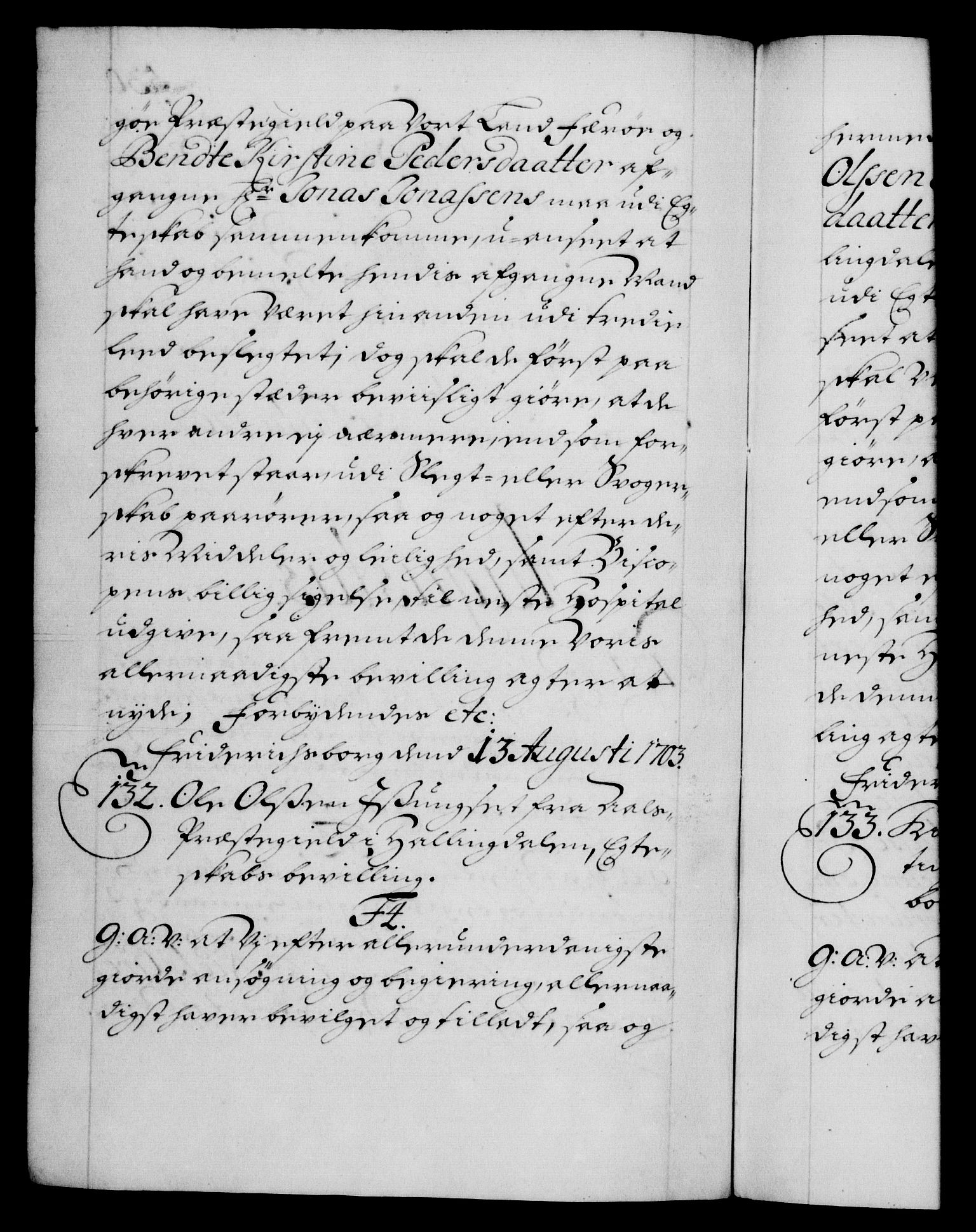 Danske Kanselli 1572-1799, RA/EA-3023/F/Fc/Fca/Fcaa/L0018: Norske registre, 1699-1703, s. 530b