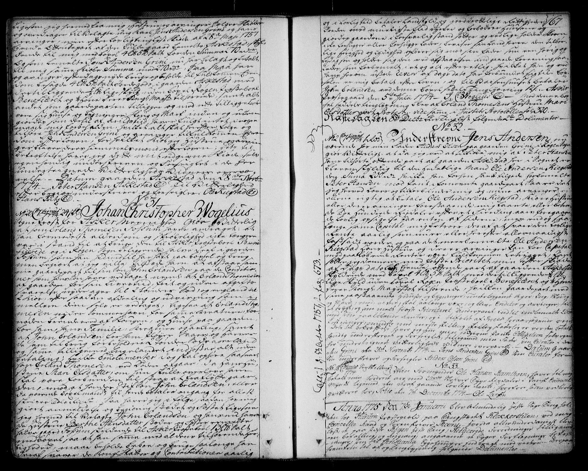 Lier, Røyken og Hurum sorenskriveri, SAKO/A-89/G/Ga/Gaa/L0004a: Pantebok nr. IVa, 1771-1779, s. 167