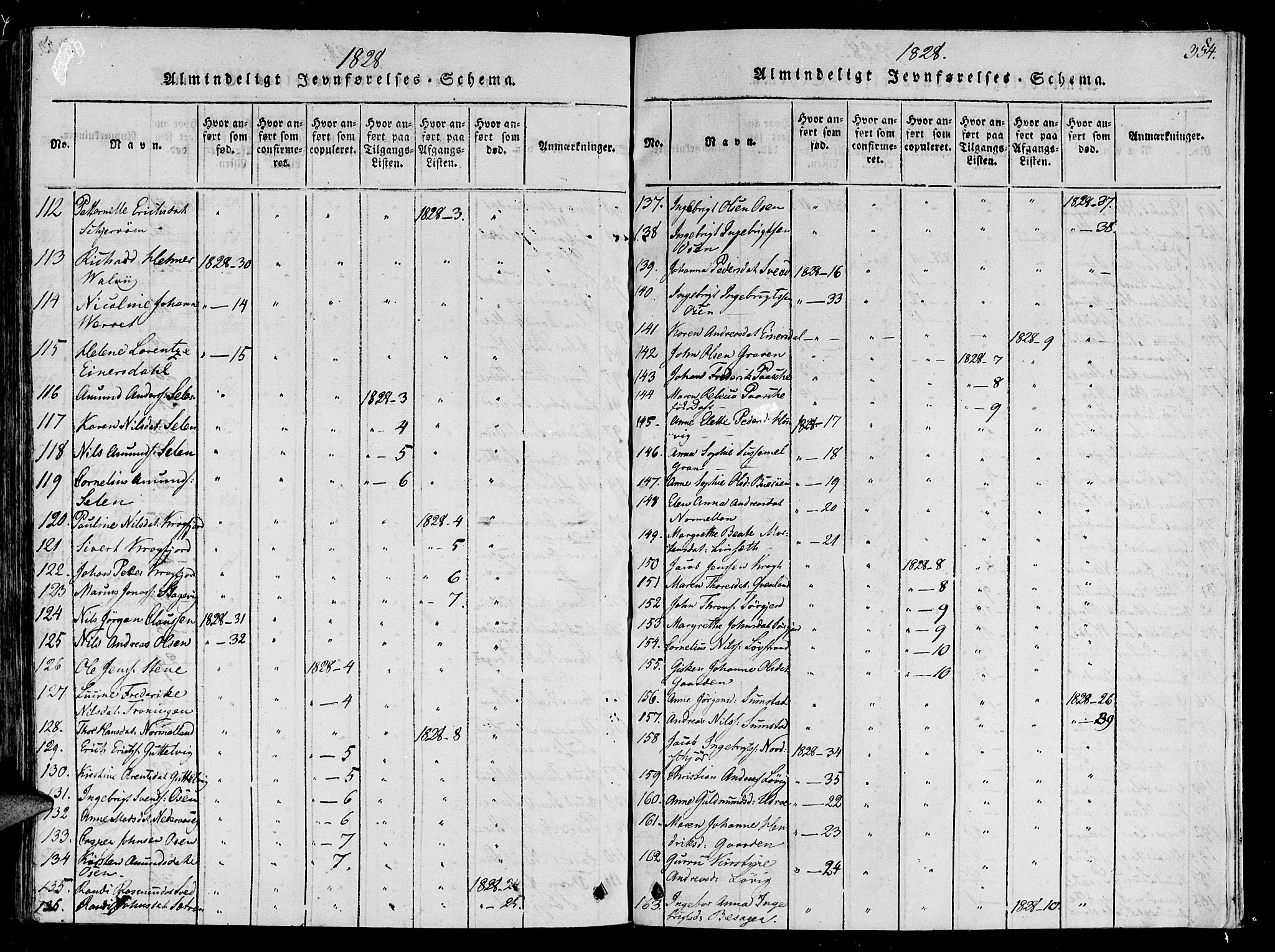 Ministerialprotokoller, klokkerbøker og fødselsregistre - Sør-Trøndelag, SAT/A-1456/657/L0702: Ministerialbok nr. 657A03, 1818-1831, s. 354