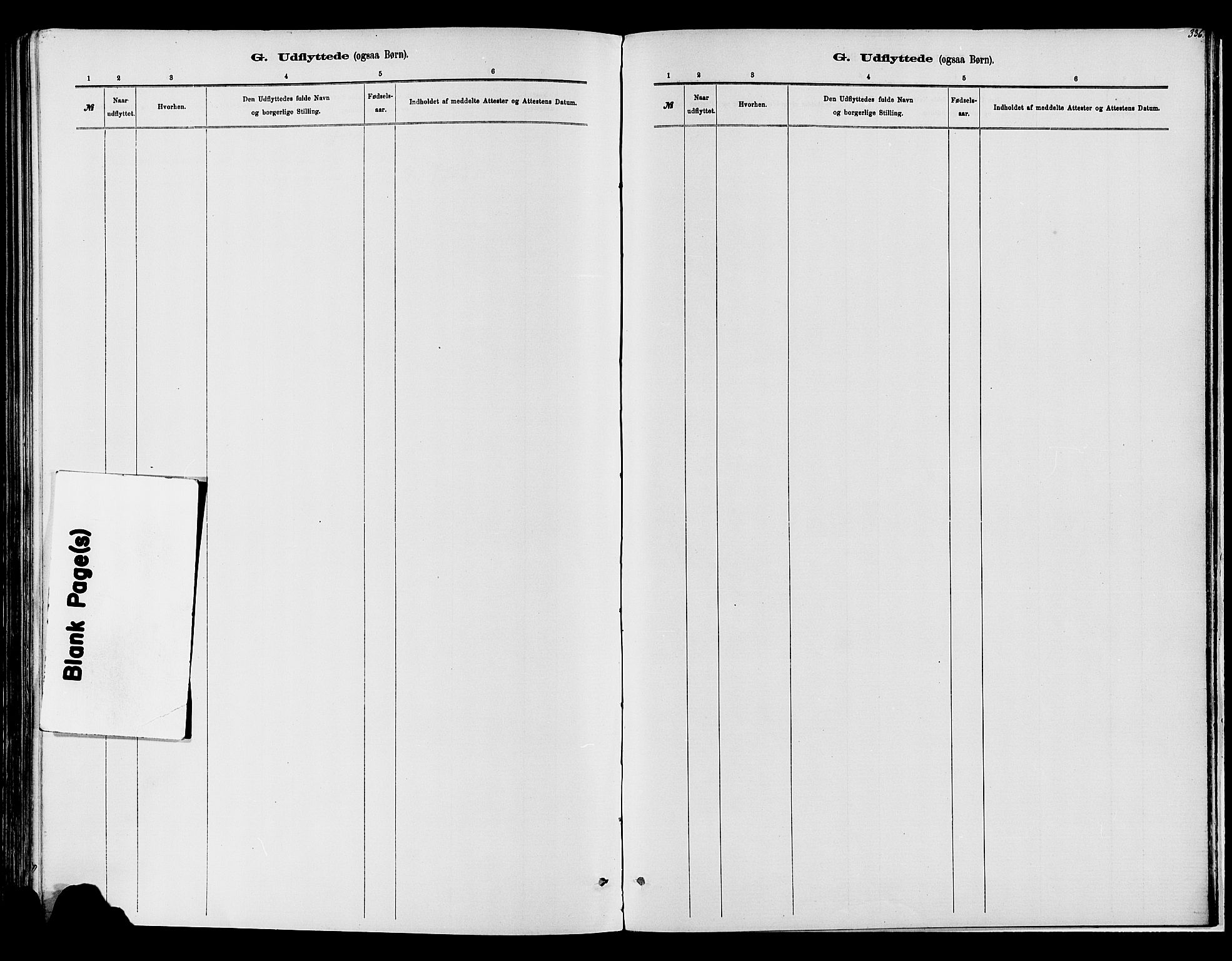 Vardal prestekontor, SAH/PREST-100/H/Ha/Haa/L0008: Ministerialbok nr. 8, 1878-1890, s. 336