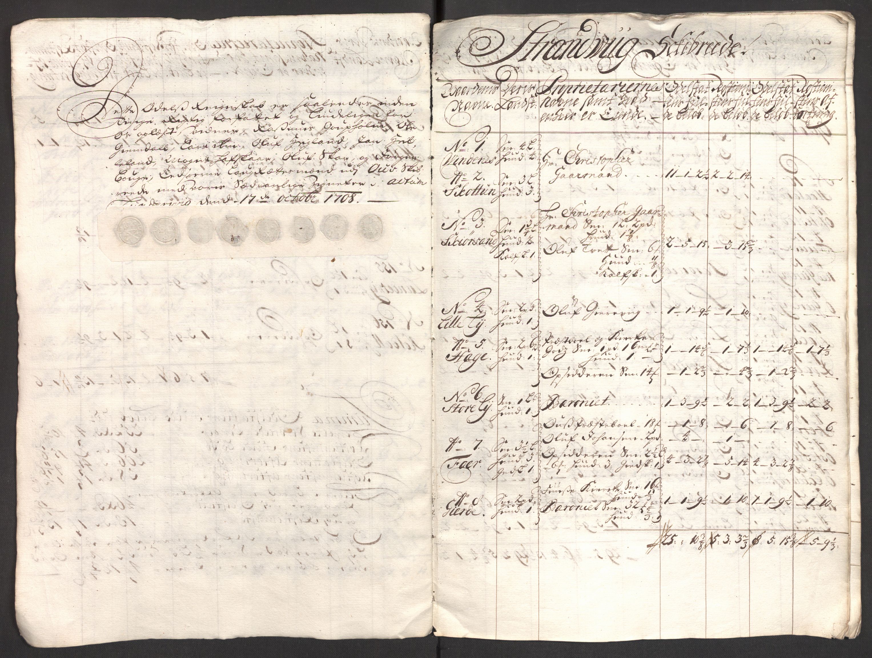 Rentekammeret inntil 1814, Reviderte regnskaper, Fogderegnskap, AV/RA-EA-4092/R48/L2985: Fogderegnskap Sunnhordland og Hardanger, 1708, s. 100