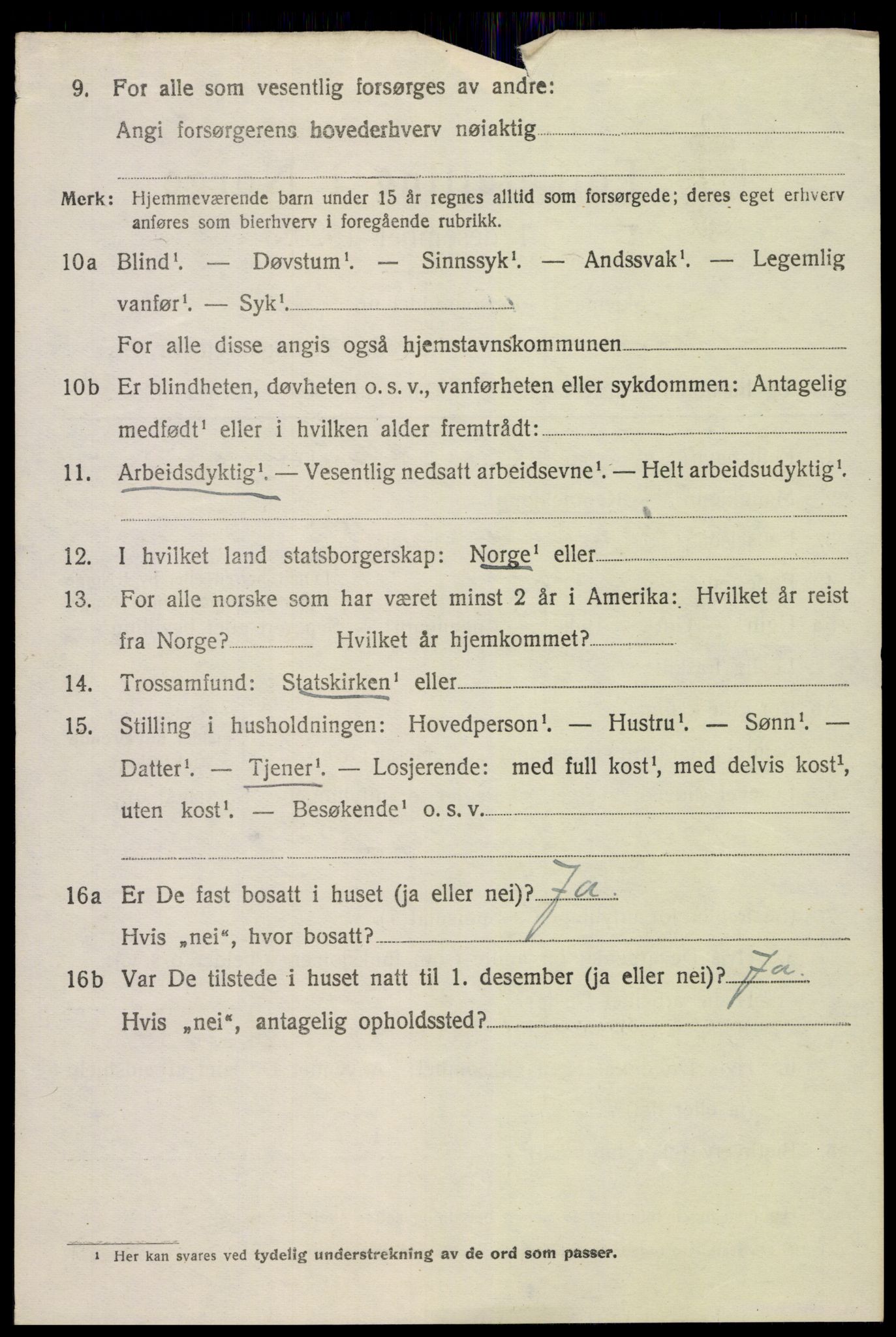 SAK, Folketelling 1920 for 0921 Tromøy herred, 1920, s. 1896