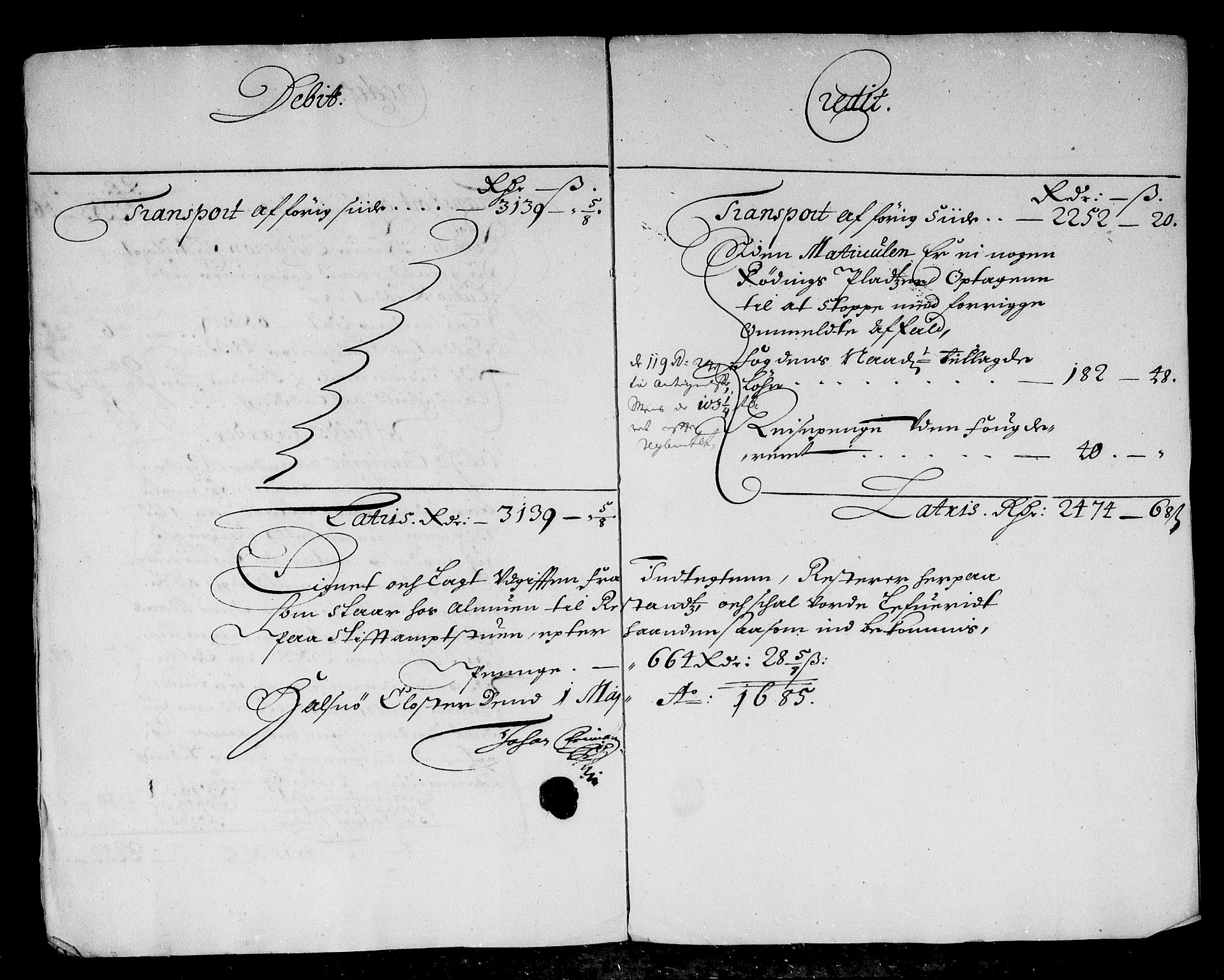 Rentekammeret inntil 1814, Reviderte regnskaper, Stiftamtstueregnskaper, Bergen stiftamt, RA/EA-6043/R/Rc/L0075: Bergen stiftamt, 1682-1684