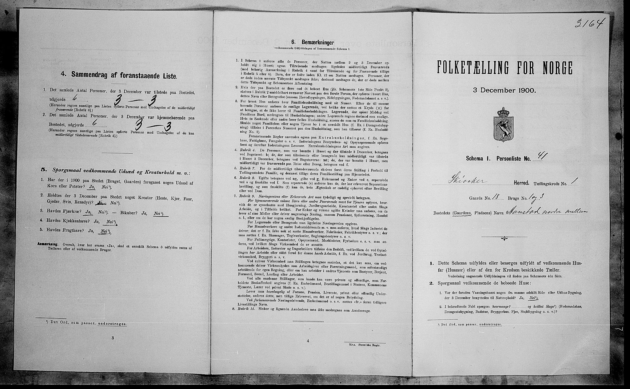 SAH, Folketelling 1900 for 0513 Skjåk herred, 1900, s. 116
