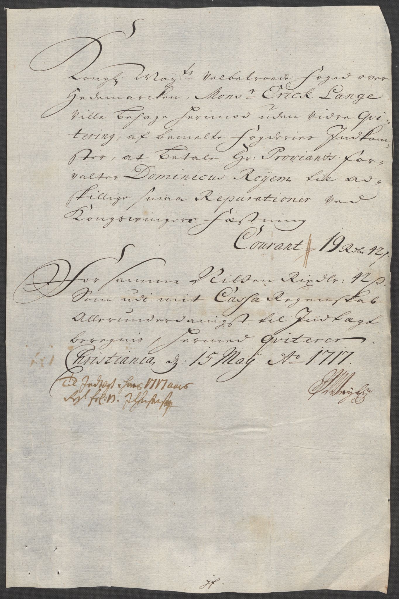 Rentekammeret inntil 1814, Reviderte regnskaper, Fogderegnskap, AV/RA-EA-4092/R16/L1056: Fogderegnskap Hedmark, 1717, s. 397