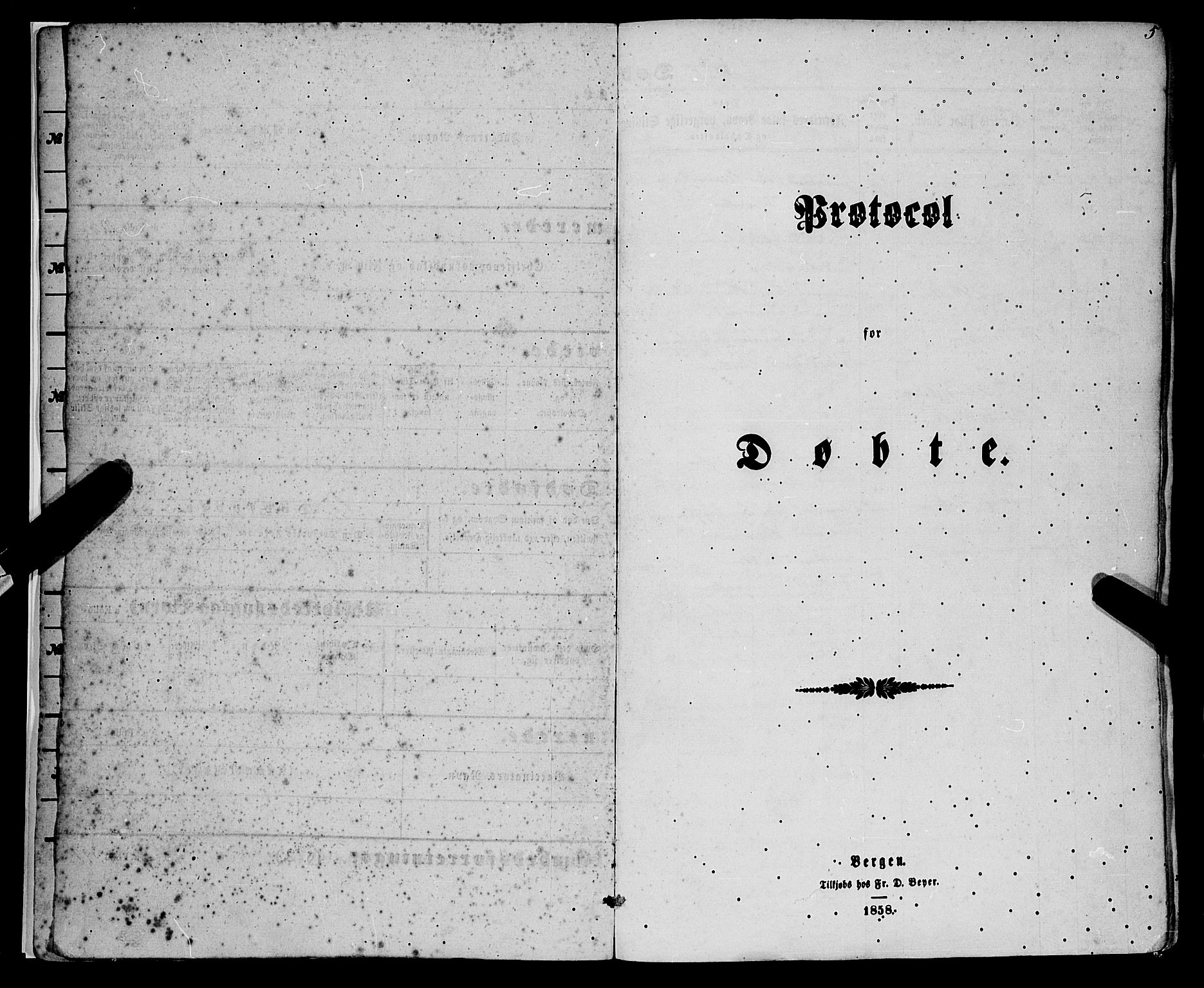 Selje sokneprestembete, SAB/A-99938/H/Ha/Haa/Haaa: Ministerialbok nr. A 11, 1858-1870, s. 5