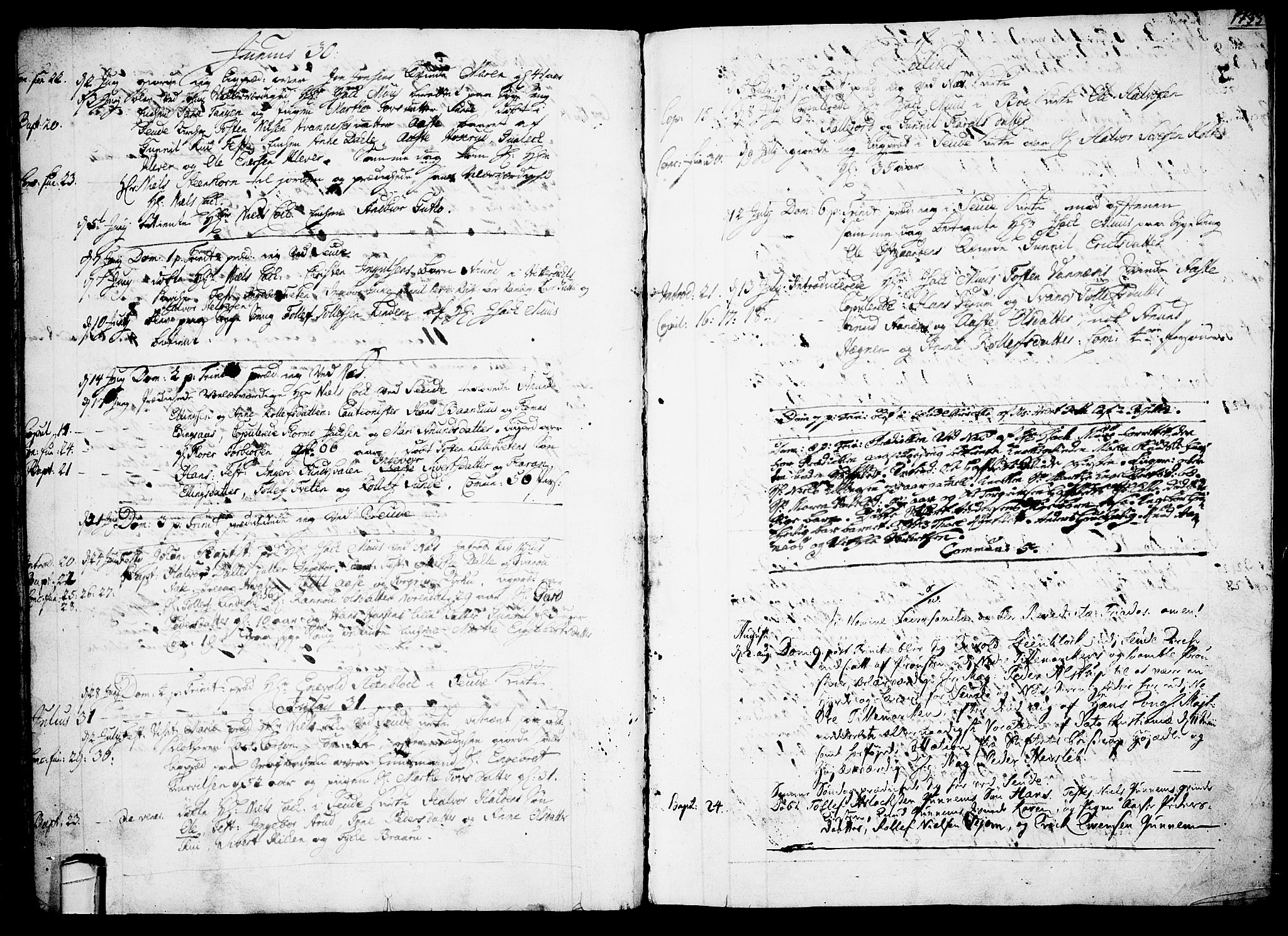 Sauherad kirkebøker, AV/SAKO-A-298/F/Fa/L0003: Ministerialbok nr. I 3, 1722-1766