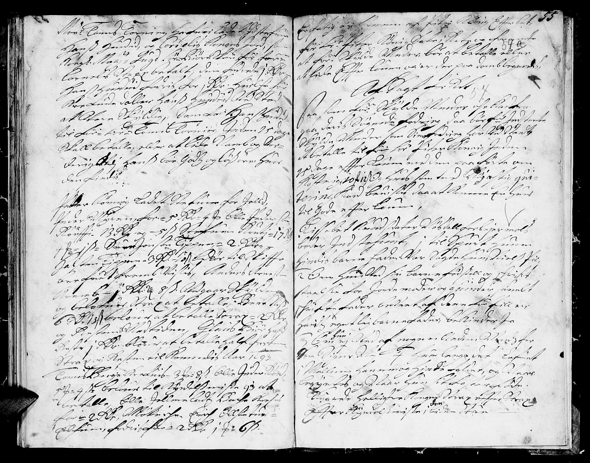 Nordfjord sorenskriveri, SAB/A-2801/01/01a/L0012: Tingbøker (justisprotokoller), 1692, s. 53b-54a