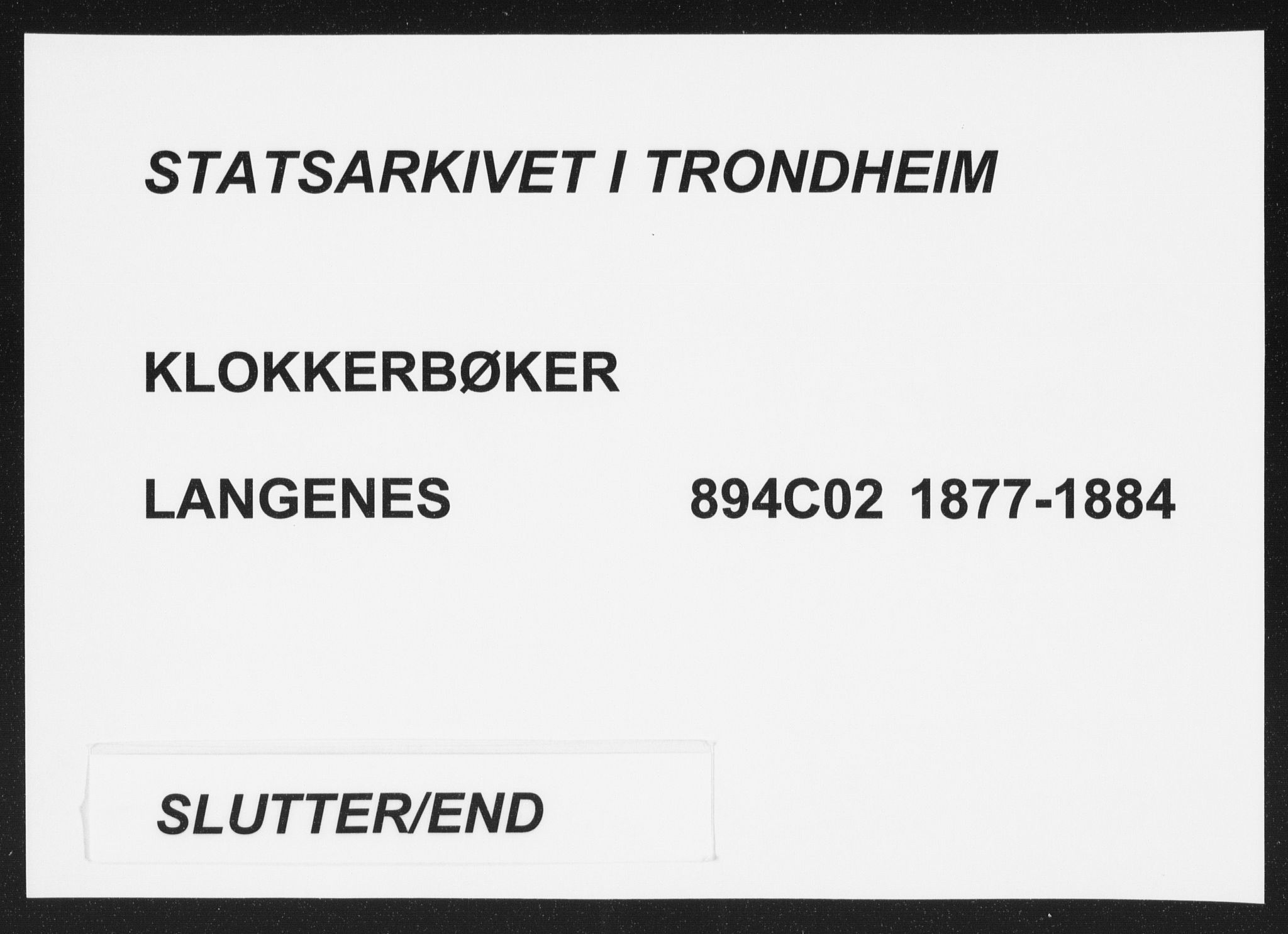 Ministerialprotokoller, klokkerbøker og fødselsregistre - Nordland, AV/SAT-A-1459/894/L1359: Klokkerbok nr. 894C02, 1877-1884