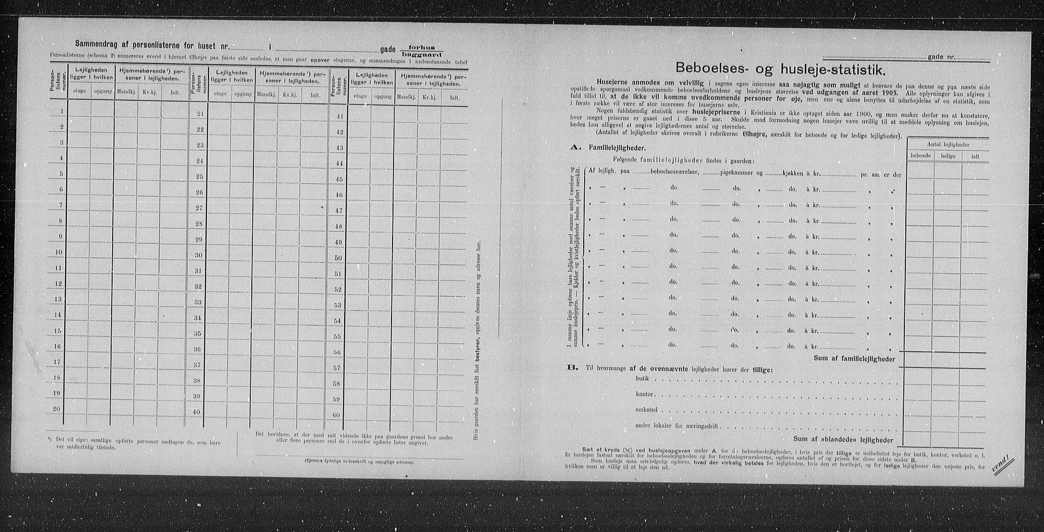 OBA, Kommunal folketelling 31.12.1905 for Kristiania kjøpstad, 1905, s. 5915