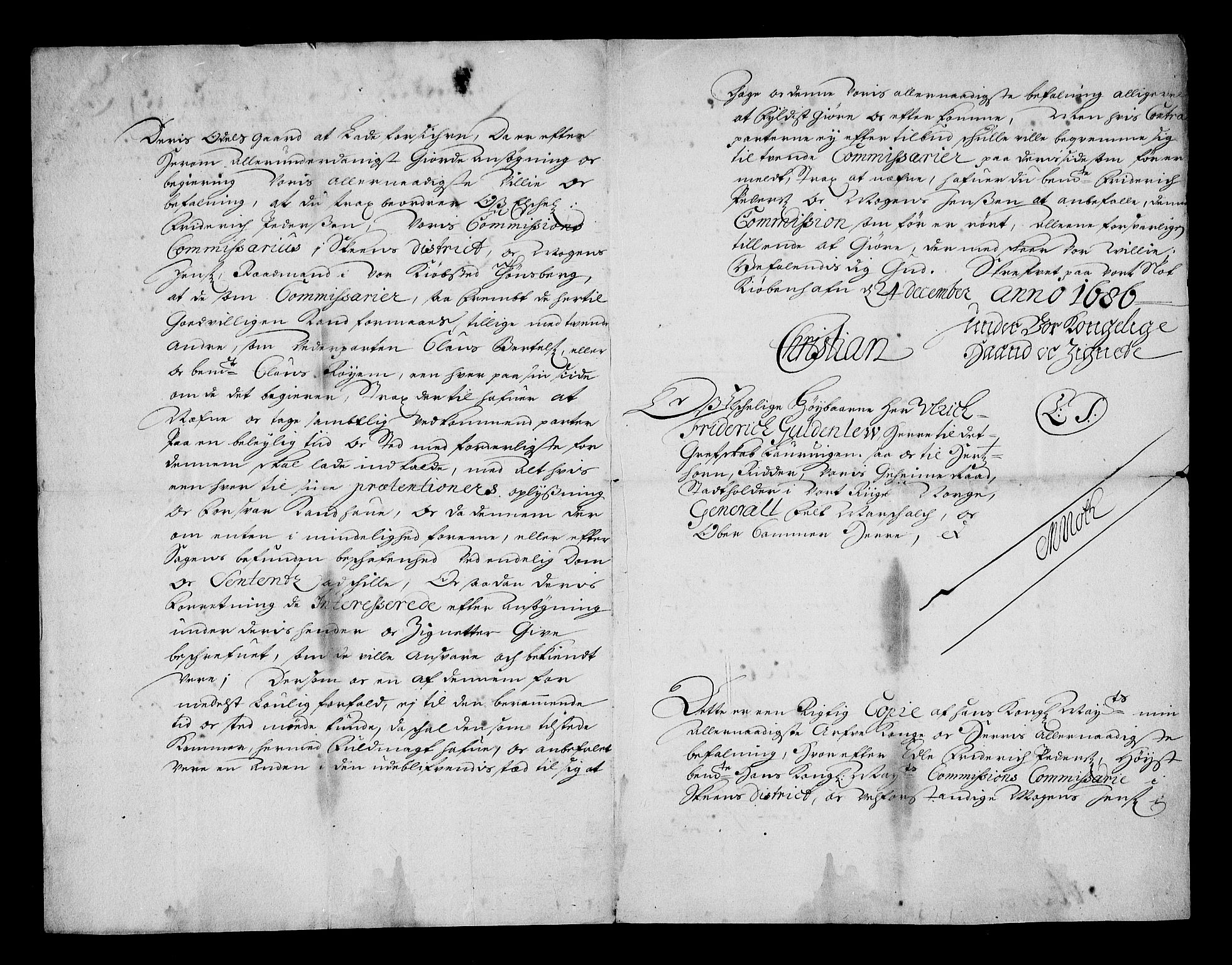 Stattholderembetet 1572-1771, RA/EA-2870/Af/L0001: Avskrifter av vedlegg til originale supplikker, nummerert i samsvar med supplikkbøkene, 1683-1687, s. 202