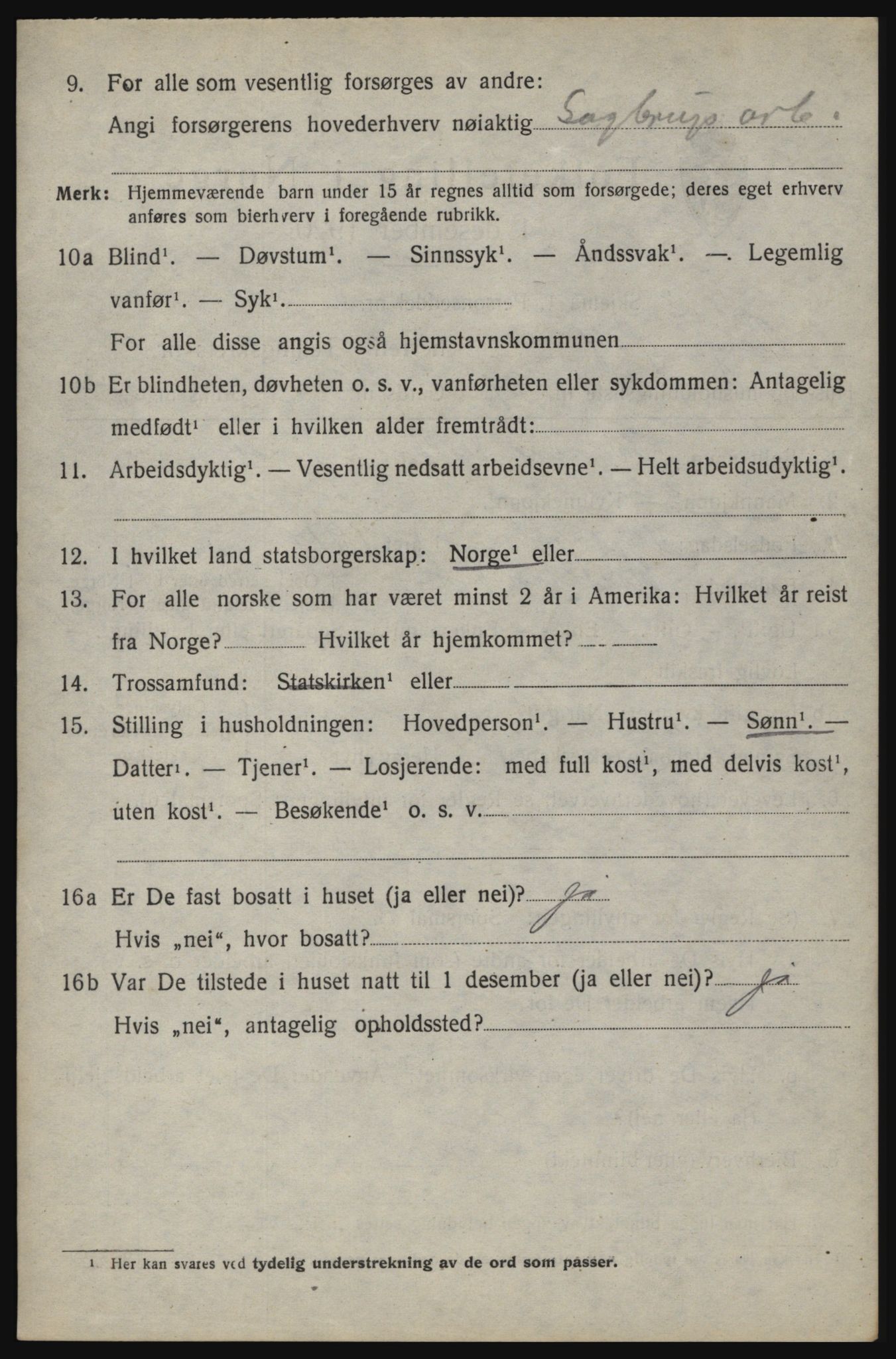 SAO, Folketelling 1920 for 0116 Berg herred, 1920, s. 3256