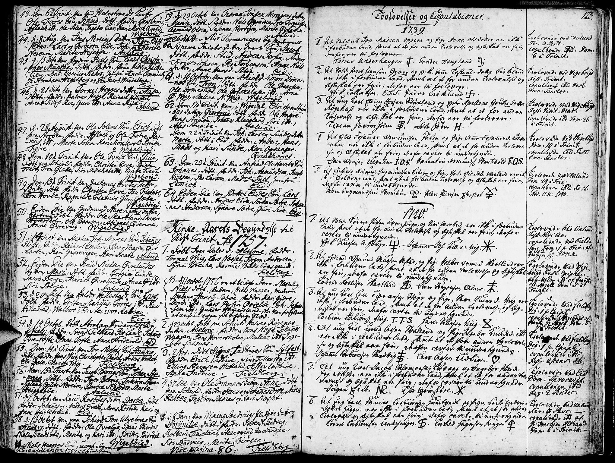 Fjelberg sokneprestembete, SAB/A-75201/H/Haa: Ministerialbok nr. A 1, 1739-1759, s. 123