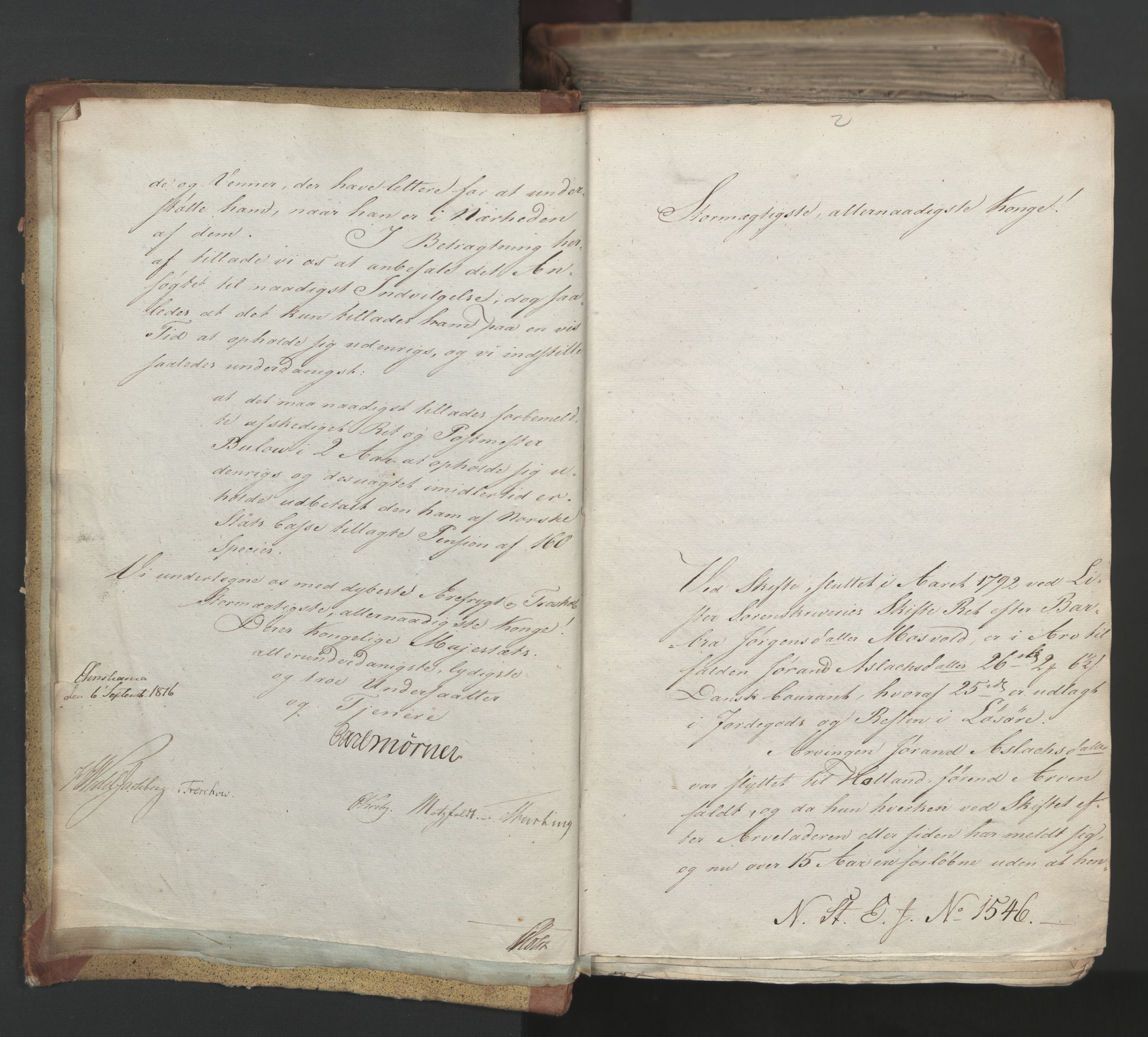 Statsrådsavdelingen i Stockholm, AV/RA-S-1003/D/Da/L0007: Regjeringsinnstillinger nr. 1545-1813, 1816, s. 4