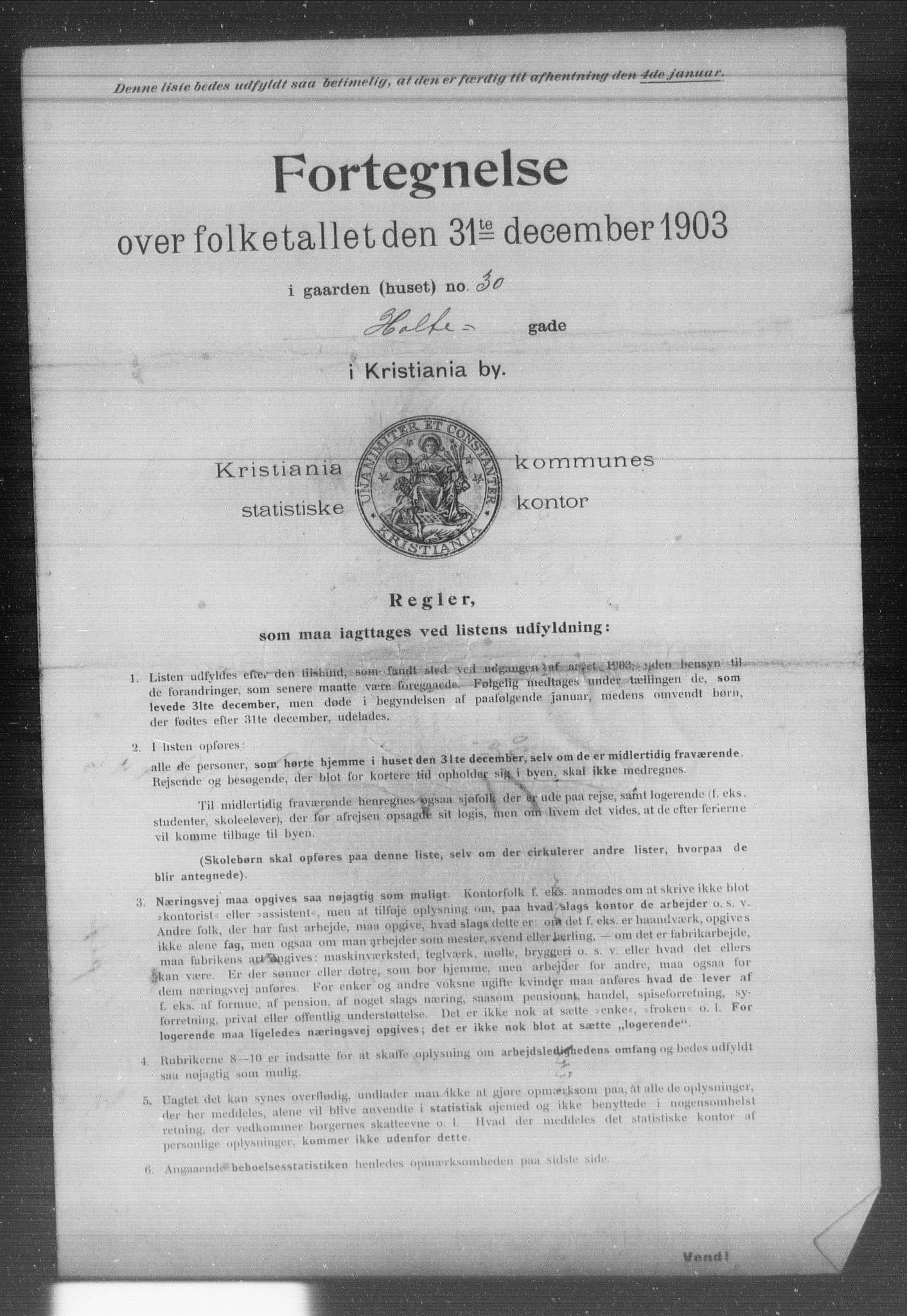 OBA, Kommunal folketelling 31.12.1903 for Kristiania kjøpstad, 1903, s. 8102