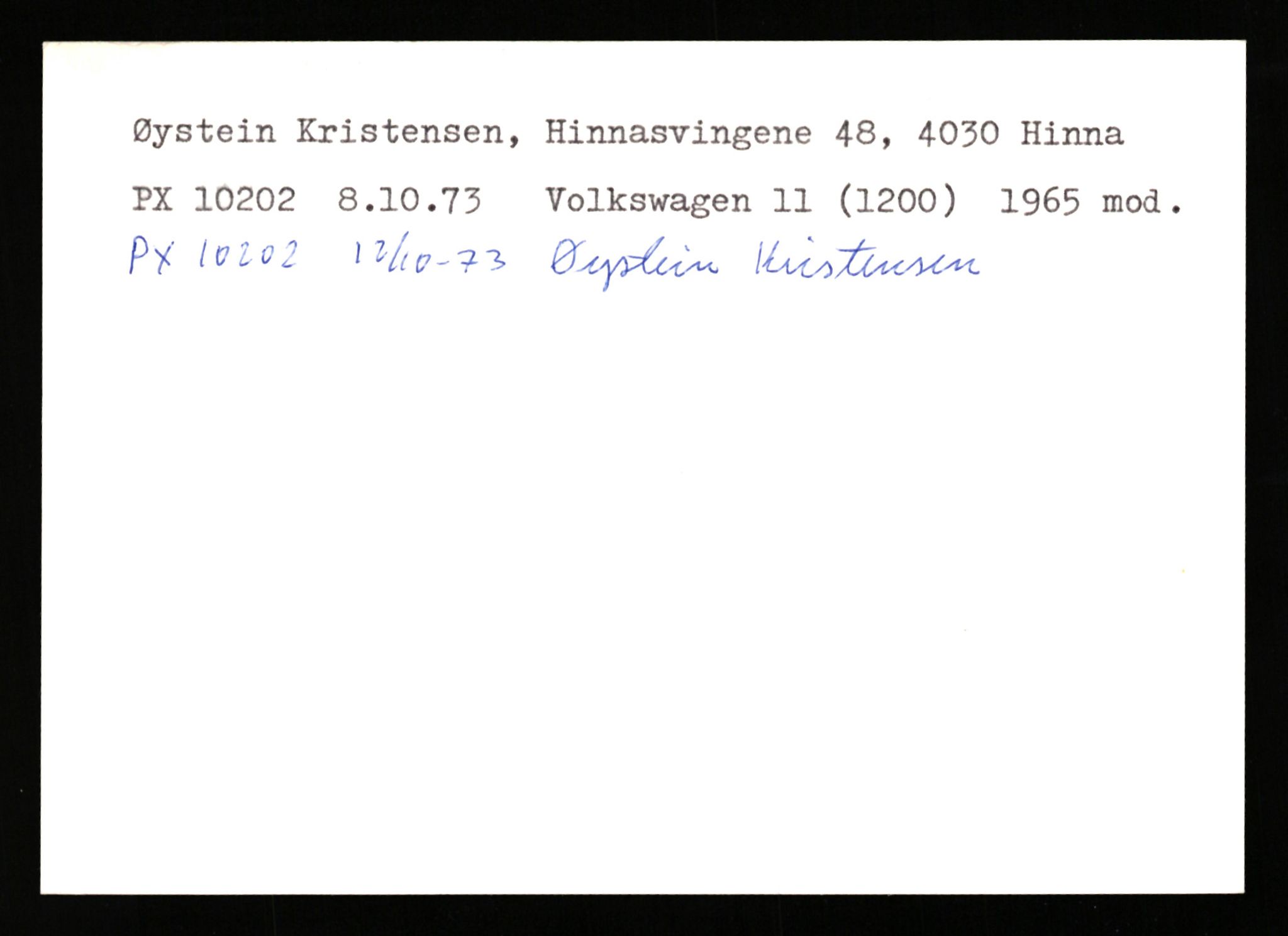 Stavanger trafikkstasjon, SAST/A-101942/0/G/L0002: Registreringsnummer: 5791 - 10405, 1930-1971, s. 3008