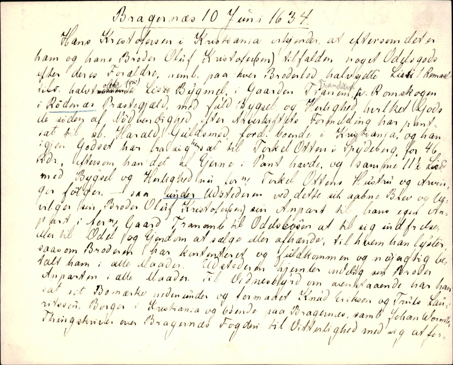 Riksarkivets diplomsamling, AV/RA-EA-5965/F35/F35d/L0003: Innlånte diplomer, seddelregister, 1621-1642, s. 437