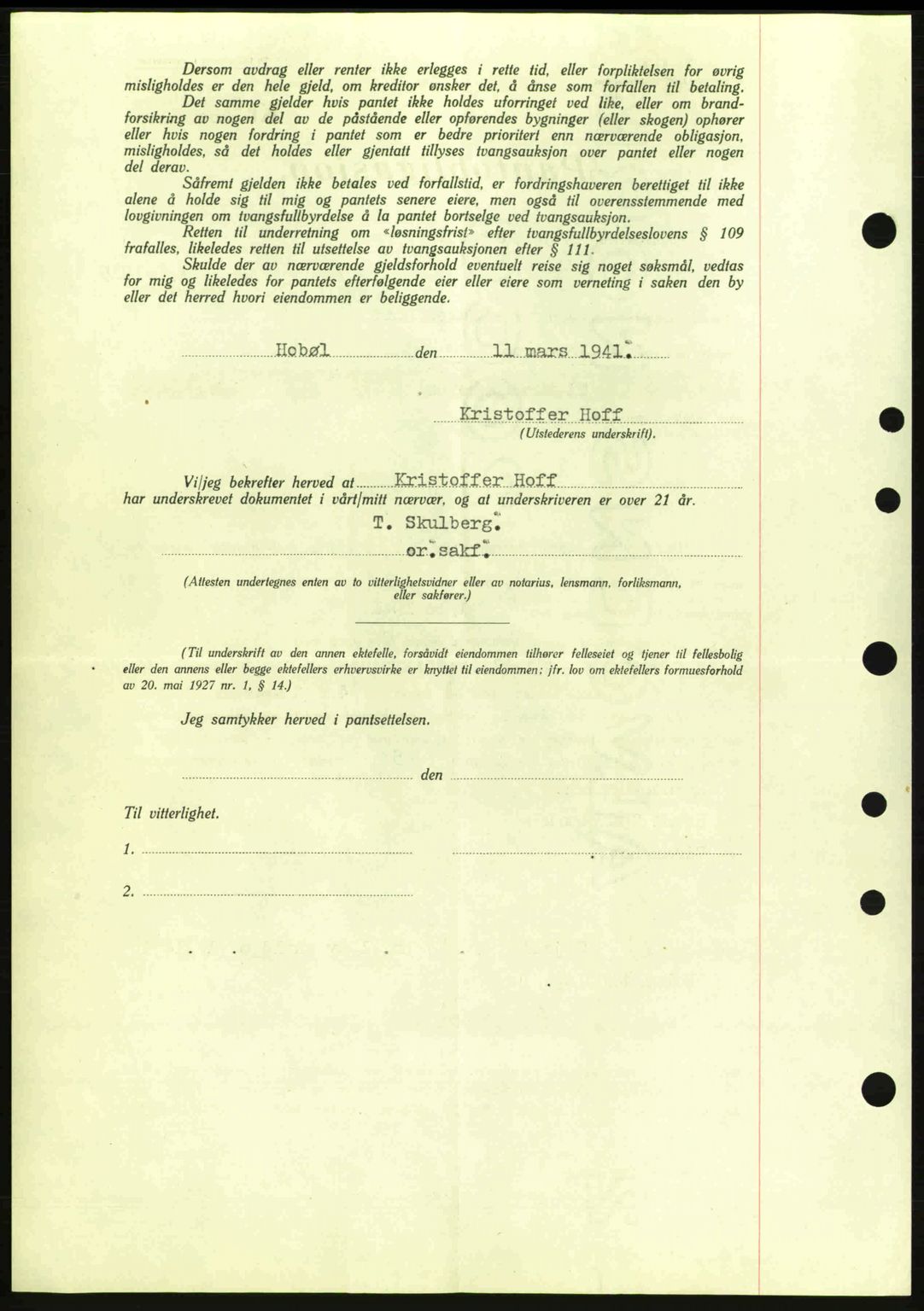 Moss sorenskriveri, SAO/A-10168: Pantebok nr. B10, 1940-1941, Dagboknr: 499/1941