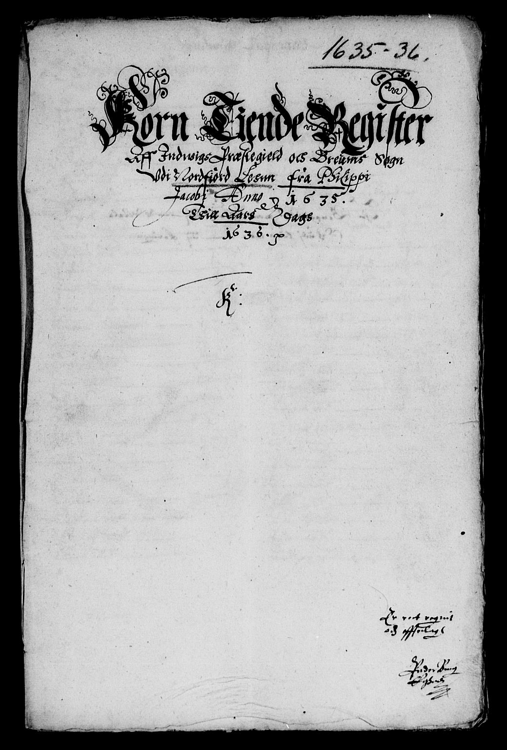 Rentekammeret inntil 1814, Reviderte regnskaper, Lensregnskaper, AV/RA-EA-5023/R/Rb/Rbt/L0069: Bergenhus len, 1634-1636