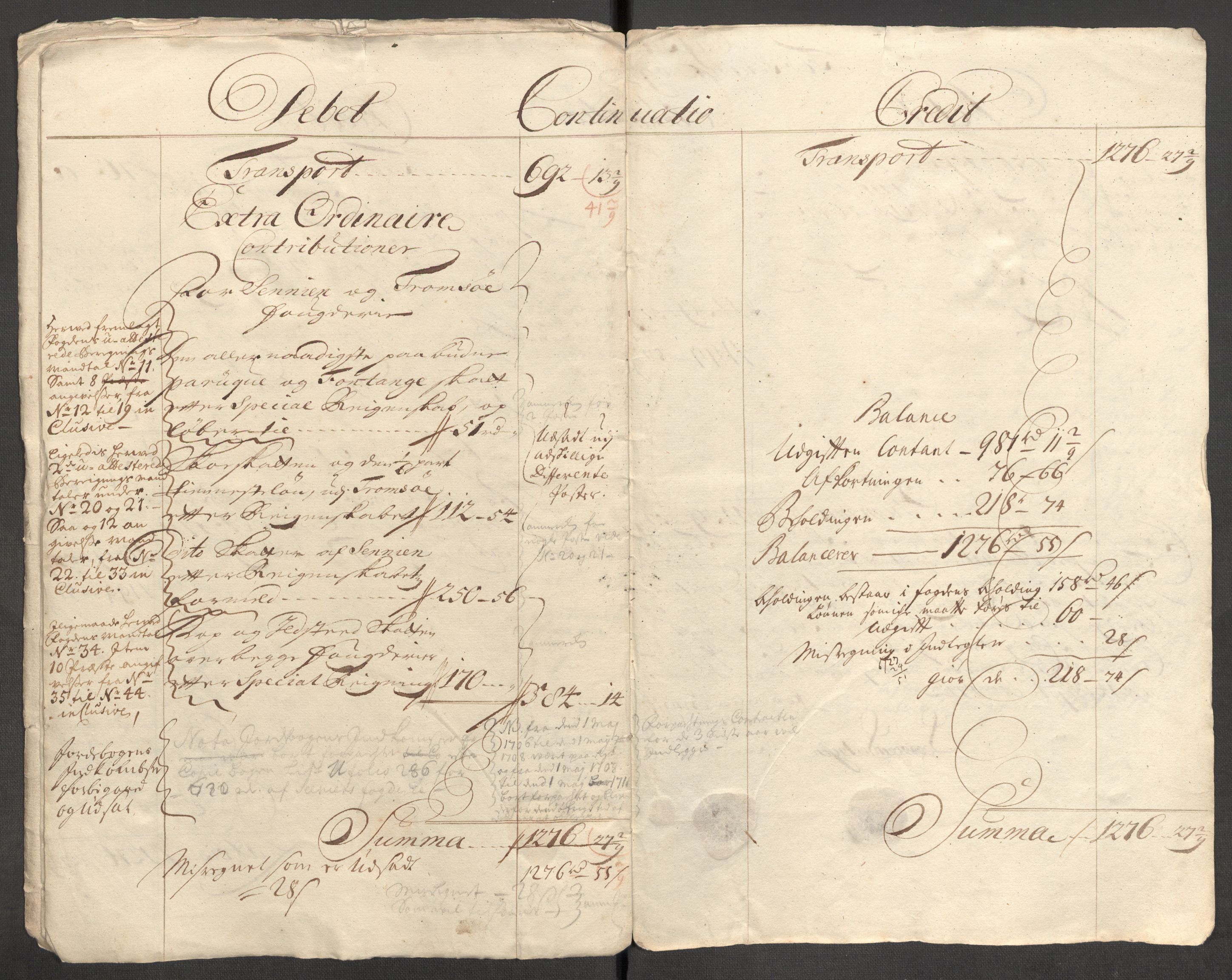Rentekammeret inntil 1814, Reviderte regnskaper, Fogderegnskap, AV/RA-EA-4092/R68/L4758: Fogderegnskap Senja og Troms, 1711-1712, s. 11