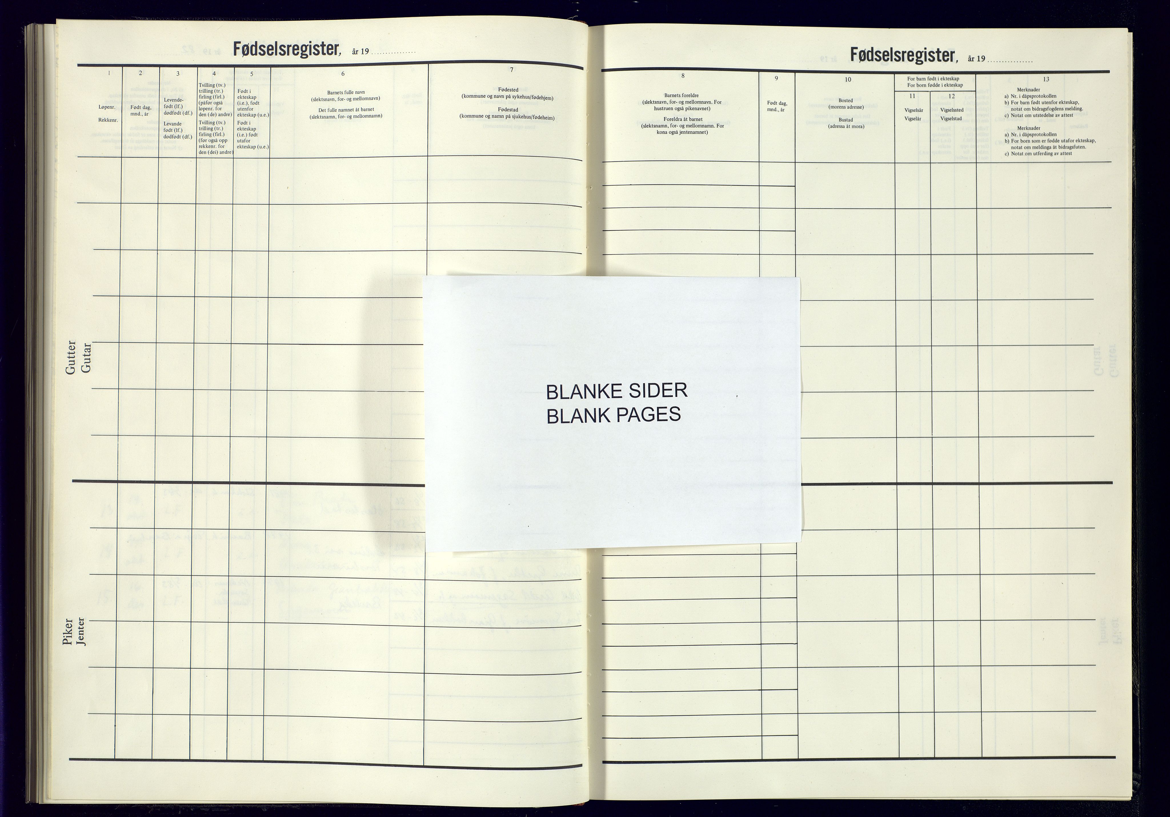 Austre Moland sokneprestkontor, AV/SAK-1111-0001/J/Ja/L0002: Fødselsregister nr. A-VI-26, 1976-1982