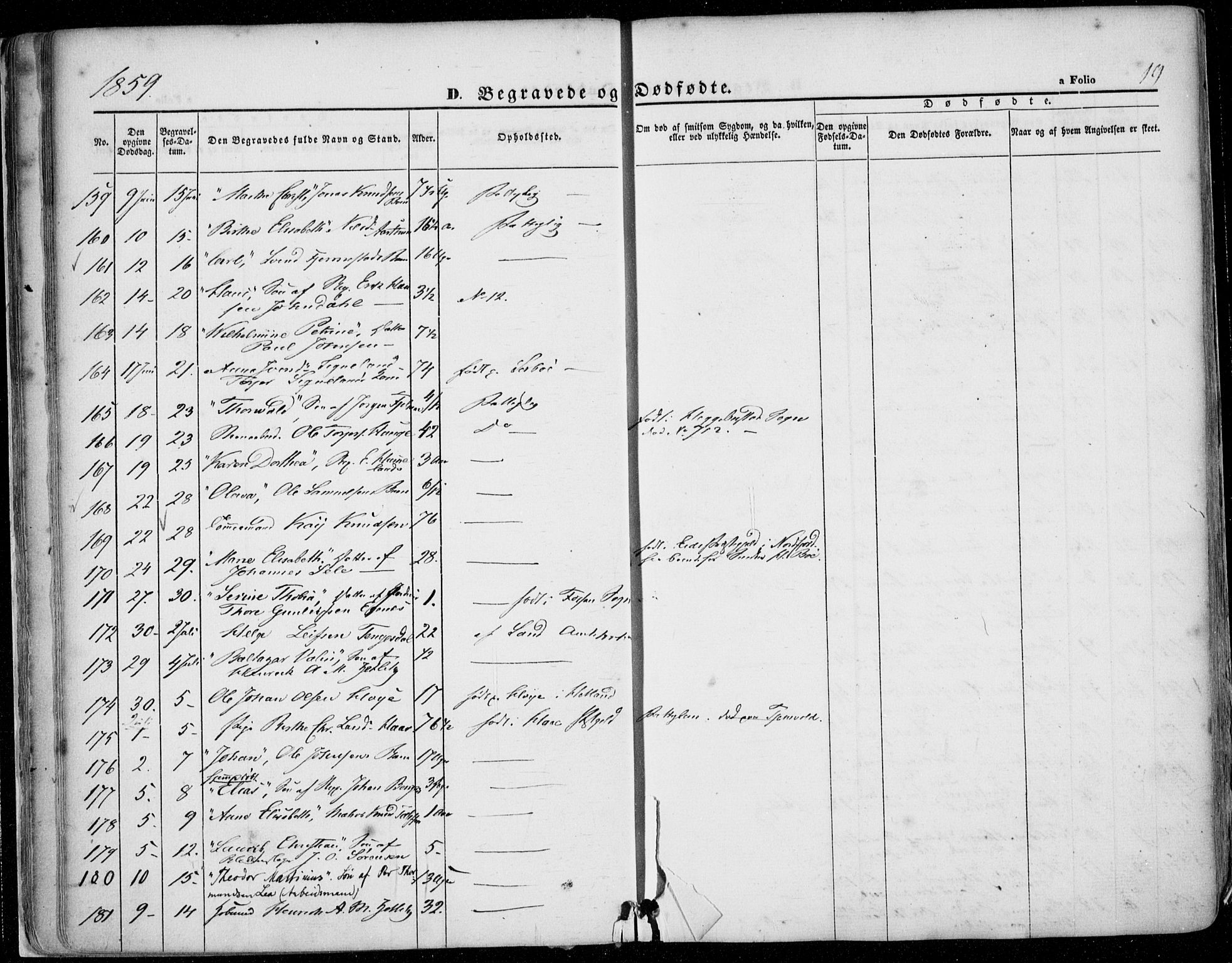Domkirken sokneprestkontor, AV/SAST-A-101812/001/30/30BA/L0020: Ministerialbok nr. A 19, 1858-1877, s. 19