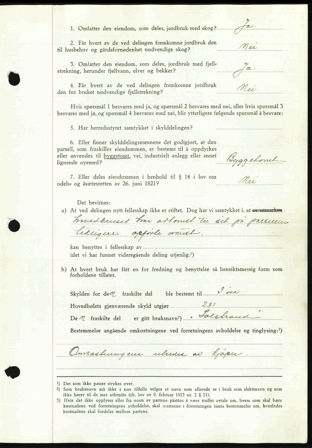 Romsdal sorenskriveri, SAT/A-4149/1/2/2C: Pantebok nr. A22, 1947-1947, Dagboknr: 38/1947