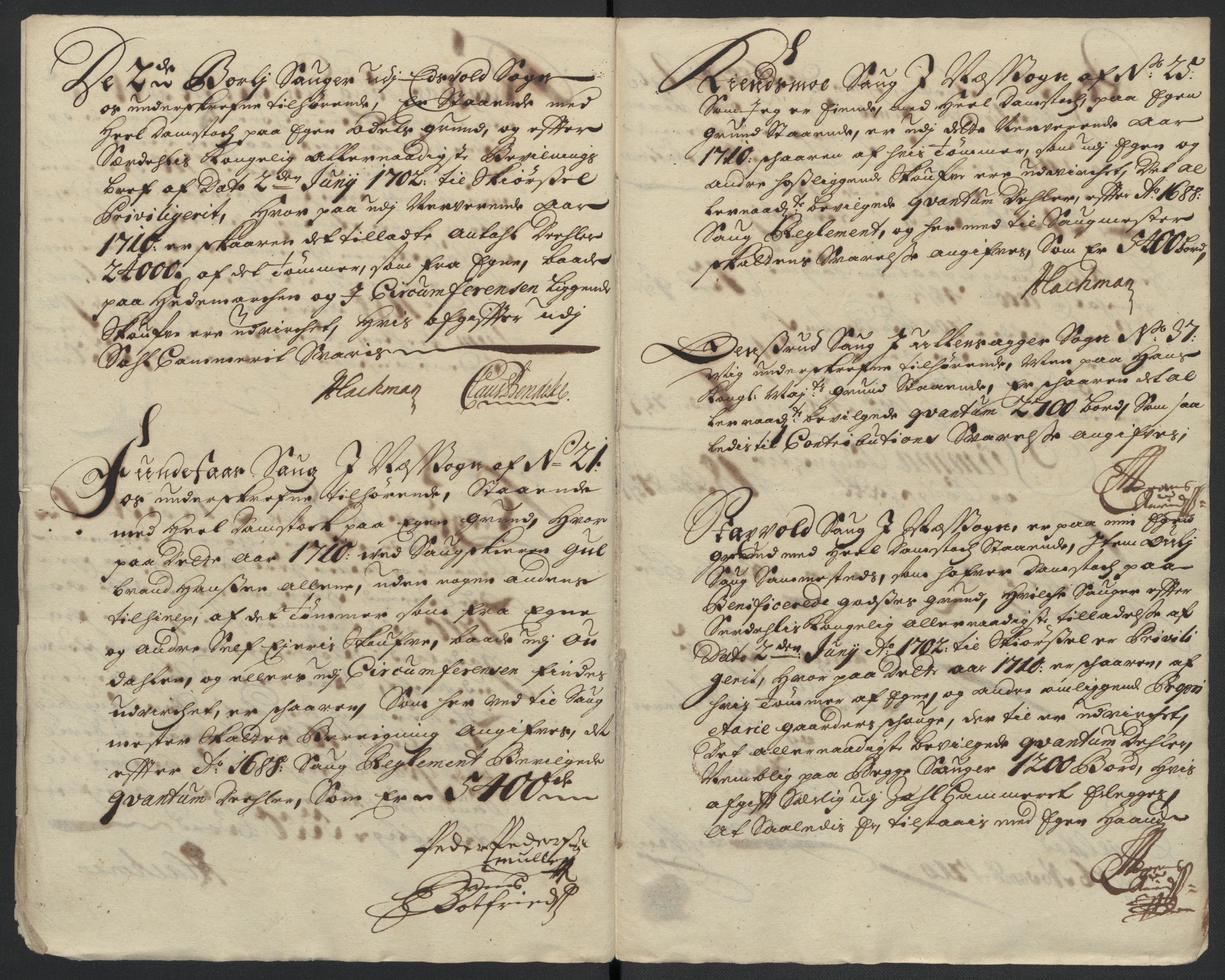 Rentekammeret inntil 1814, Reviderte regnskaper, Fogderegnskap, AV/RA-EA-4092/R12/L0720: Fogderegnskap Øvre Romerike, 1710-1711, s. 143