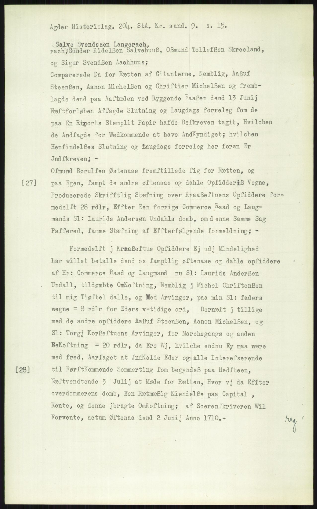 Samlinger til kildeutgivelse, Diplomavskriftsamlingen, AV/RA-EA-4053/H/Ha, s. 3414