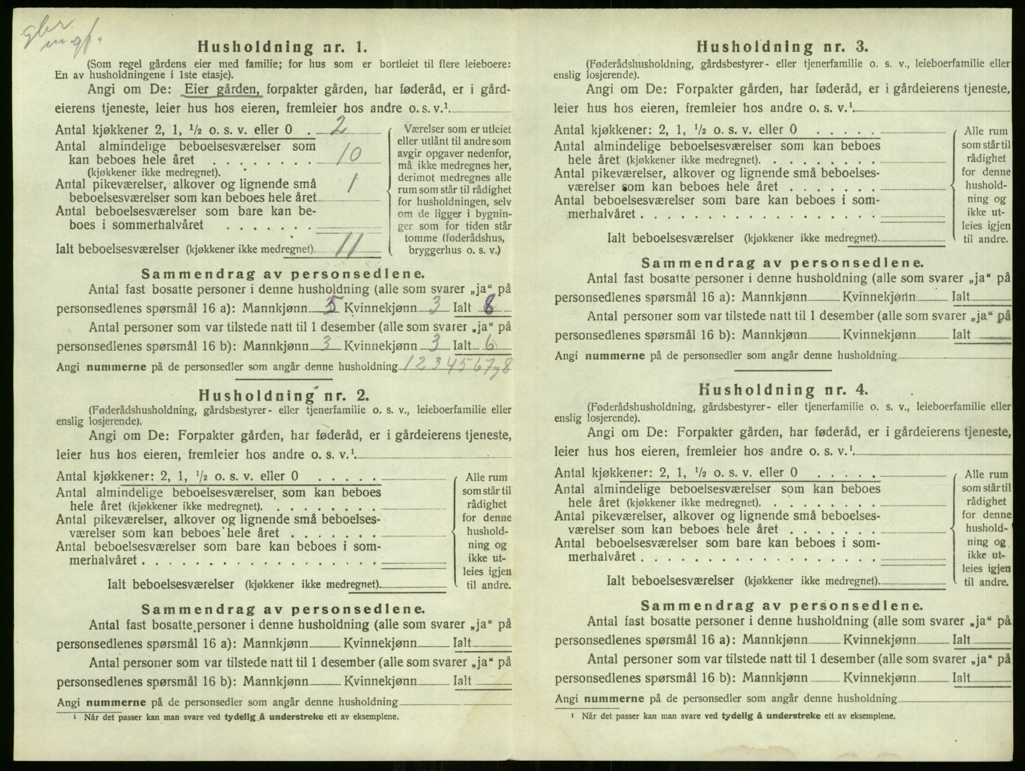 SAO, Folketelling 1920 for 0223 Setskog herred, 1920, s. 21