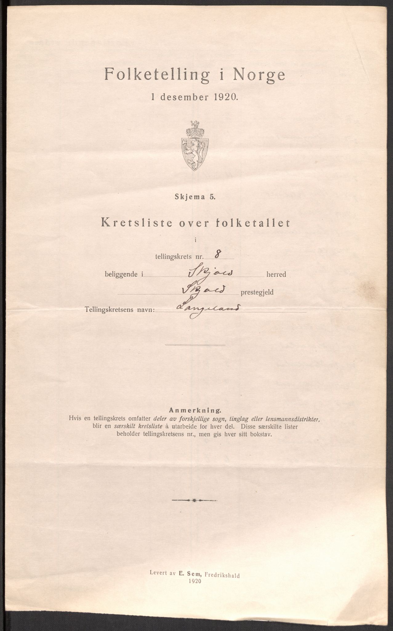 SAST, Folketelling 1920 for 1154 Skjold herred, 1920, s. 28