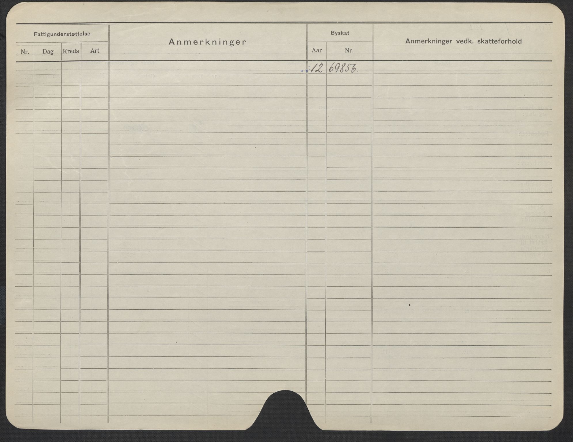Oslo folkeregister, Registerkort, SAO/A-11715/F/Fa/Fac/L0015: Kvinner, 1906-1914, s. 950b