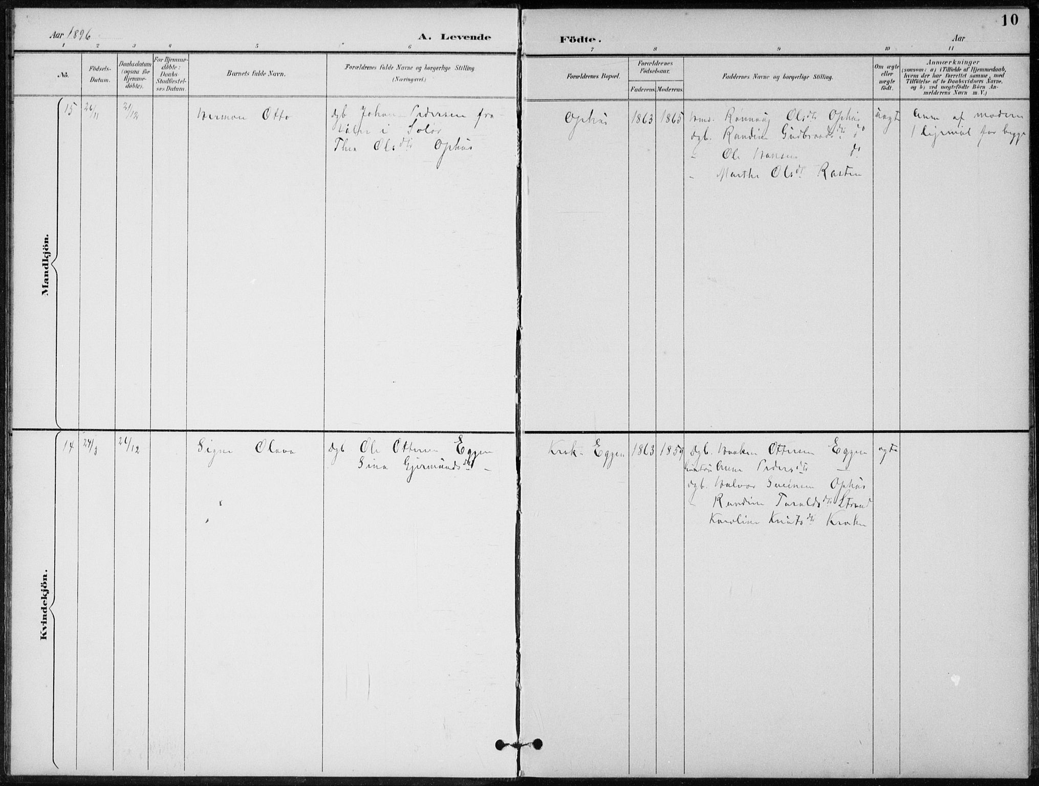 Stor-Elvdal prestekontor, AV/SAH-PREST-052/H/Ha/Hab/L0004: Klokkerbok nr. 4, 1895-1938, s. 10