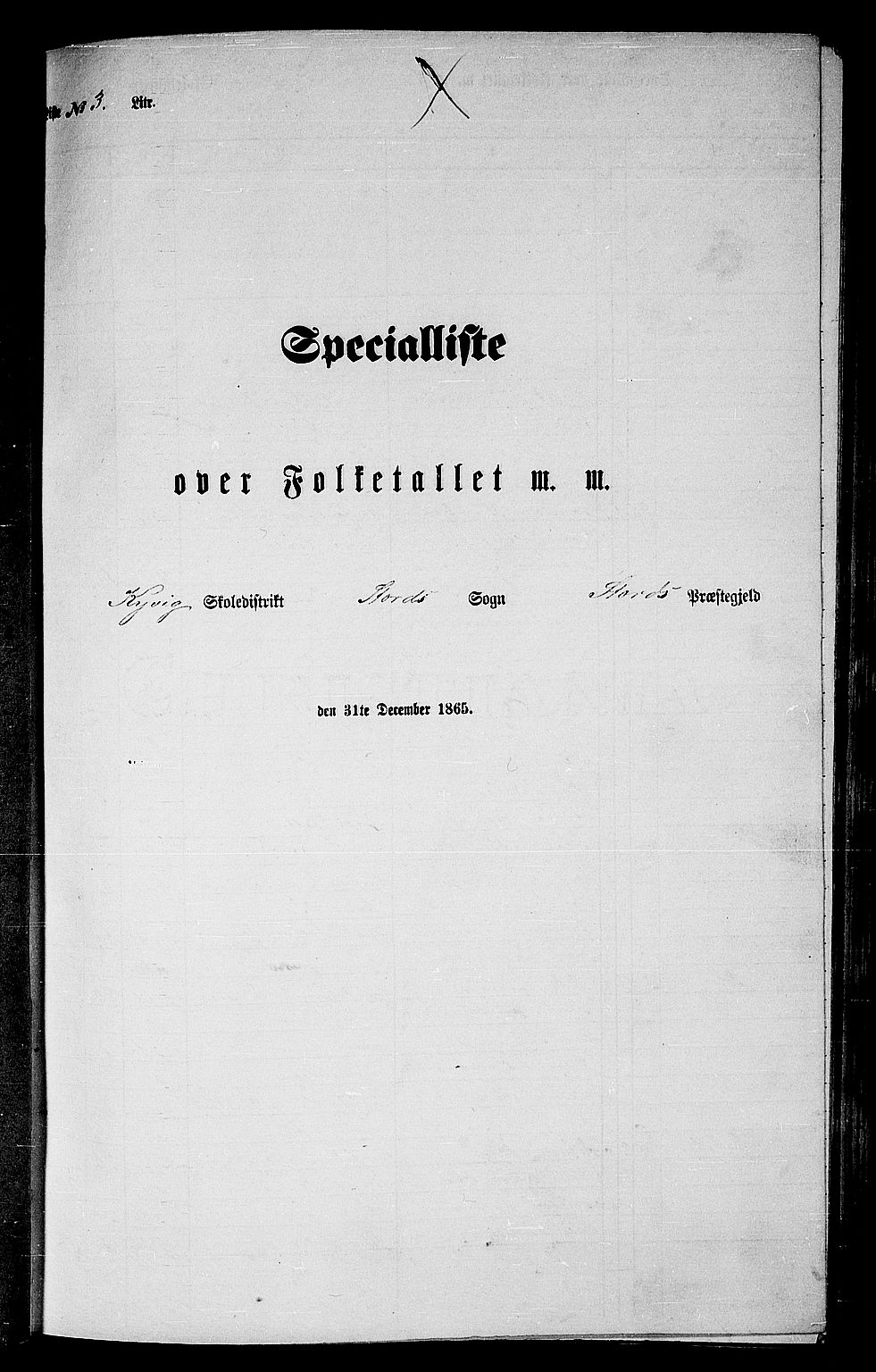 RA, Folketelling 1865 for 1221P Stord prestegjeld, 1865, s. 27