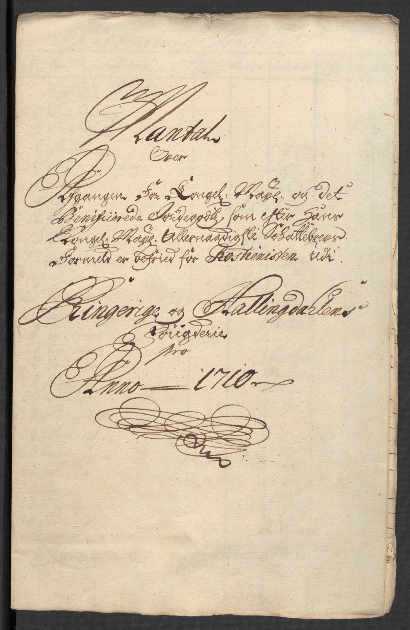 Rentekammeret inntil 1814, Reviderte regnskaper, Fogderegnskap, RA/EA-4092/R23/L1468: Fogderegnskap Ringerike og Hallingdal, 1709-1710, s. 410