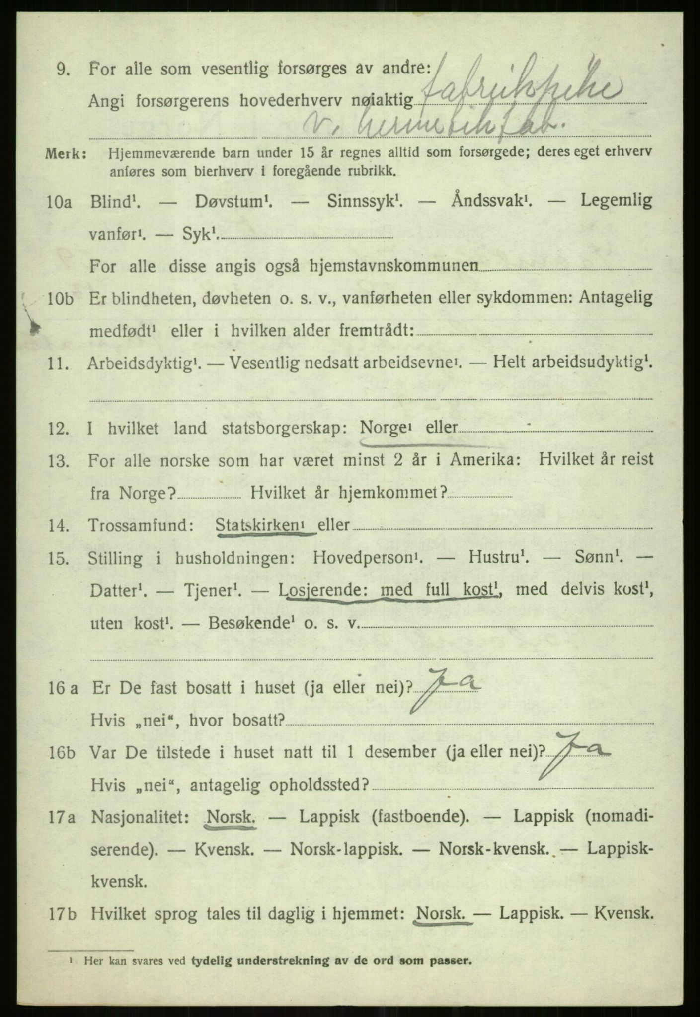 SATØ, Folketelling 1920 for 1934 Tromsøysund herred, 1920, s. 13829