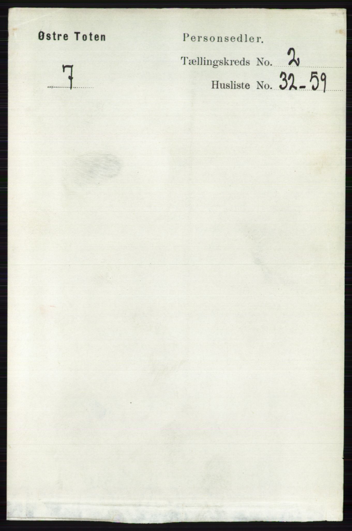 RA, Folketelling 1891 for 0528 Østre Toten herred, 1891, s. 965