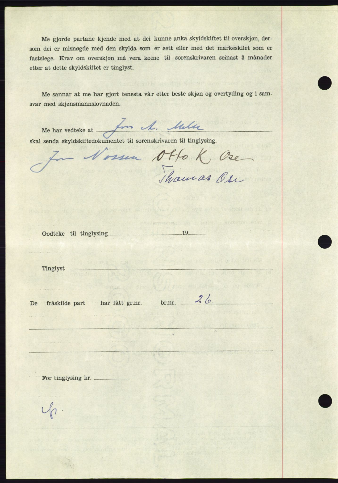 Søre Sunnmøre sorenskriveri, AV/SAT-A-4122/1/2/2C/L0102: Pantebok nr. 28A, 1955-1956, Dagboknr: 3126/1955