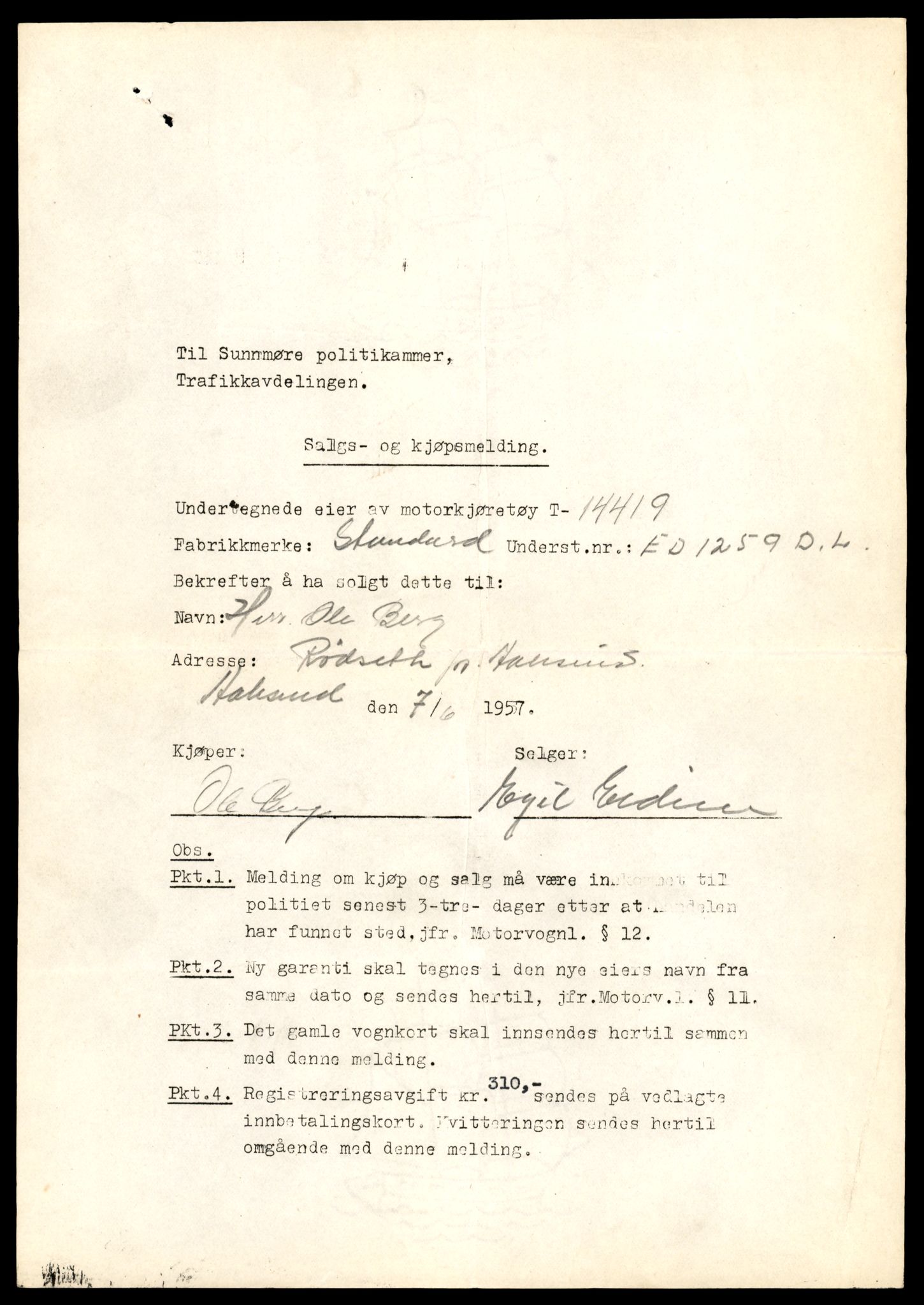 Møre og Romsdal vegkontor - Ålesund trafikkstasjon, AV/SAT-A-4099/F/Fe/L0045: Registreringskort for kjøretøy T 14320 - T 14444, 1927-1998, s. 2535