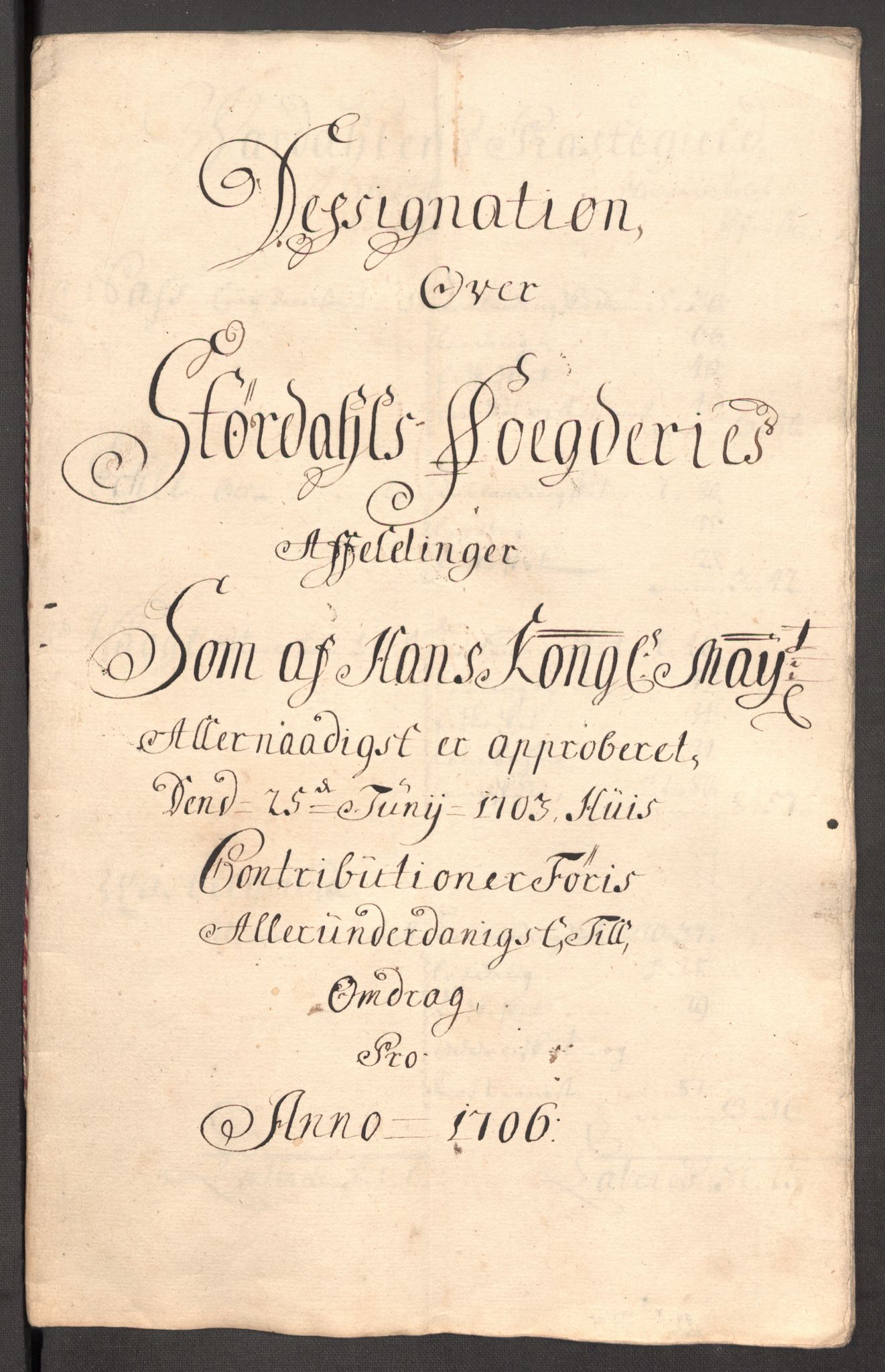 Rentekammeret inntil 1814, Reviderte regnskaper, Fogderegnskap, RA/EA-4092/R62/L4196: Fogderegnskap Stjørdal og Verdal, 1705-1706, s. 472