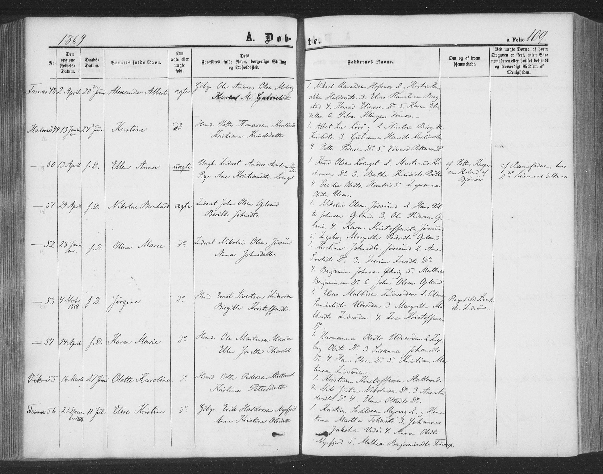 Ministerialprotokoller, klokkerbøker og fødselsregistre - Nord-Trøndelag, AV/SAT-A-1458/773/L0615: Ministerialbok nr. 773A06, 1857-1870, s. 109
