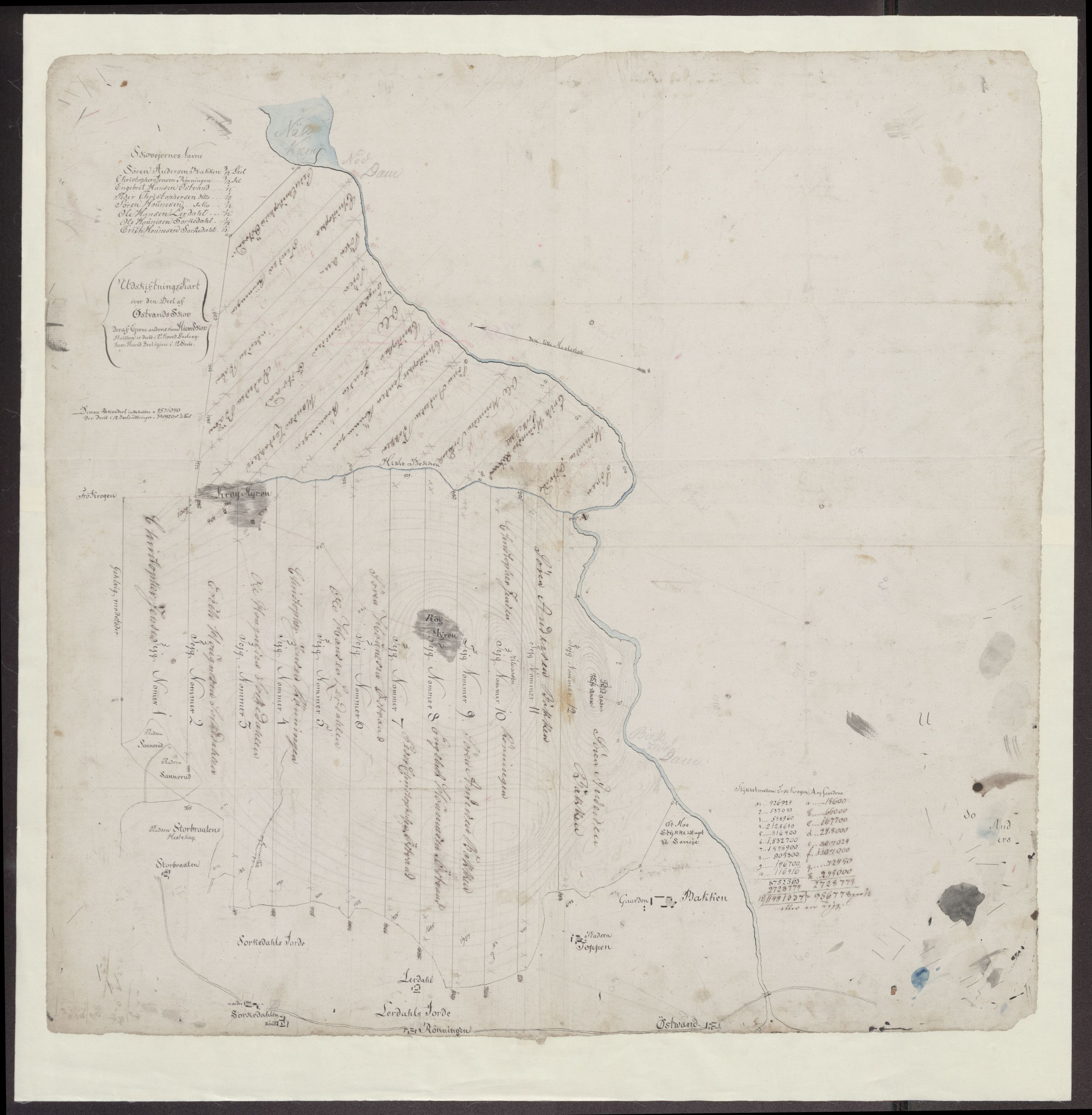 Kartsamlingen - Statsarkivet i Hamar, AV/SAH-KART-001/F/Fa/L0001: Kart, 1629-1992, s. 277