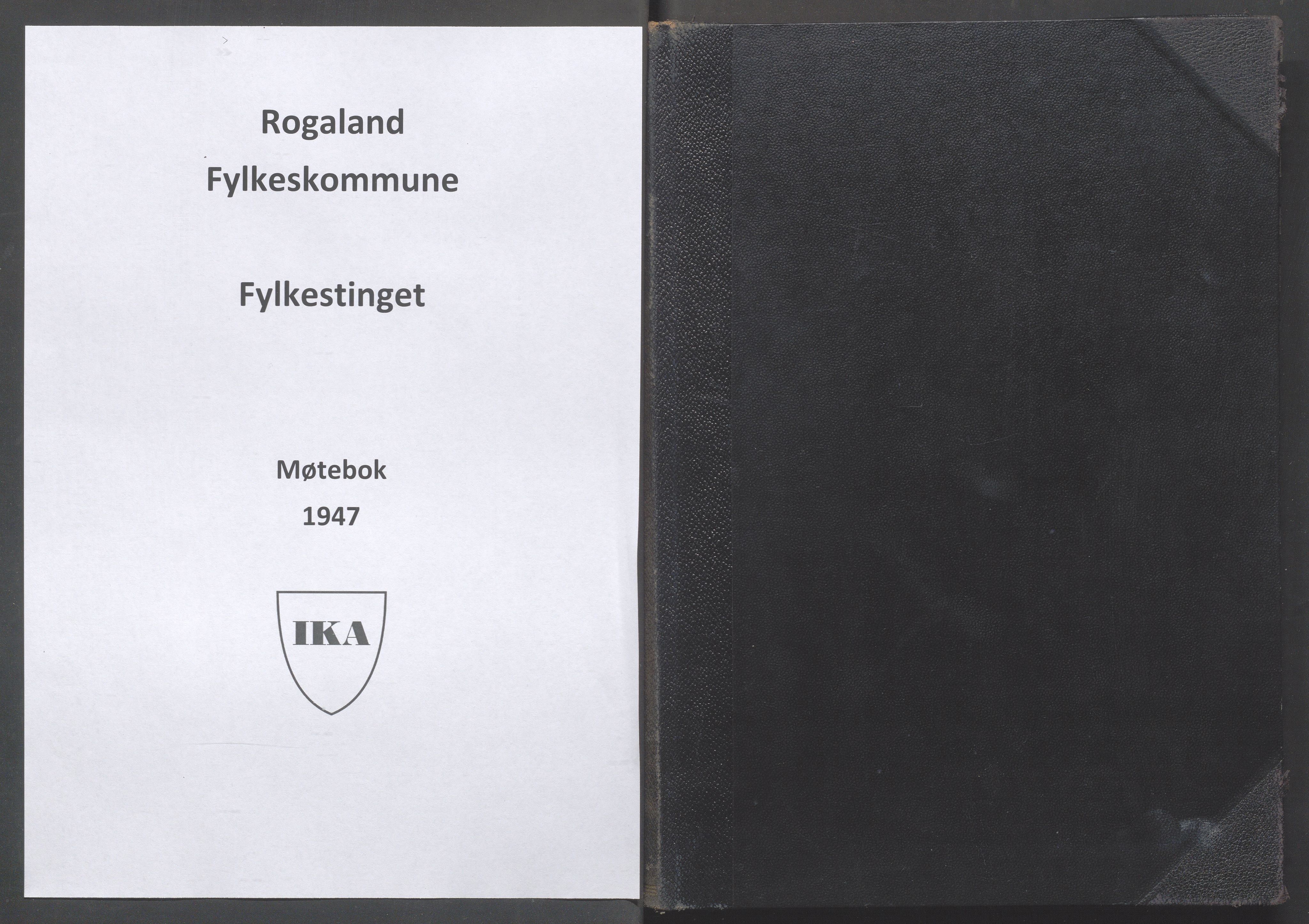 Rogaland fylkeskommune - Fylkesrådmannen , IKAR/A-900/A/Aa/Aaa/L0066: Møtebok , 1947